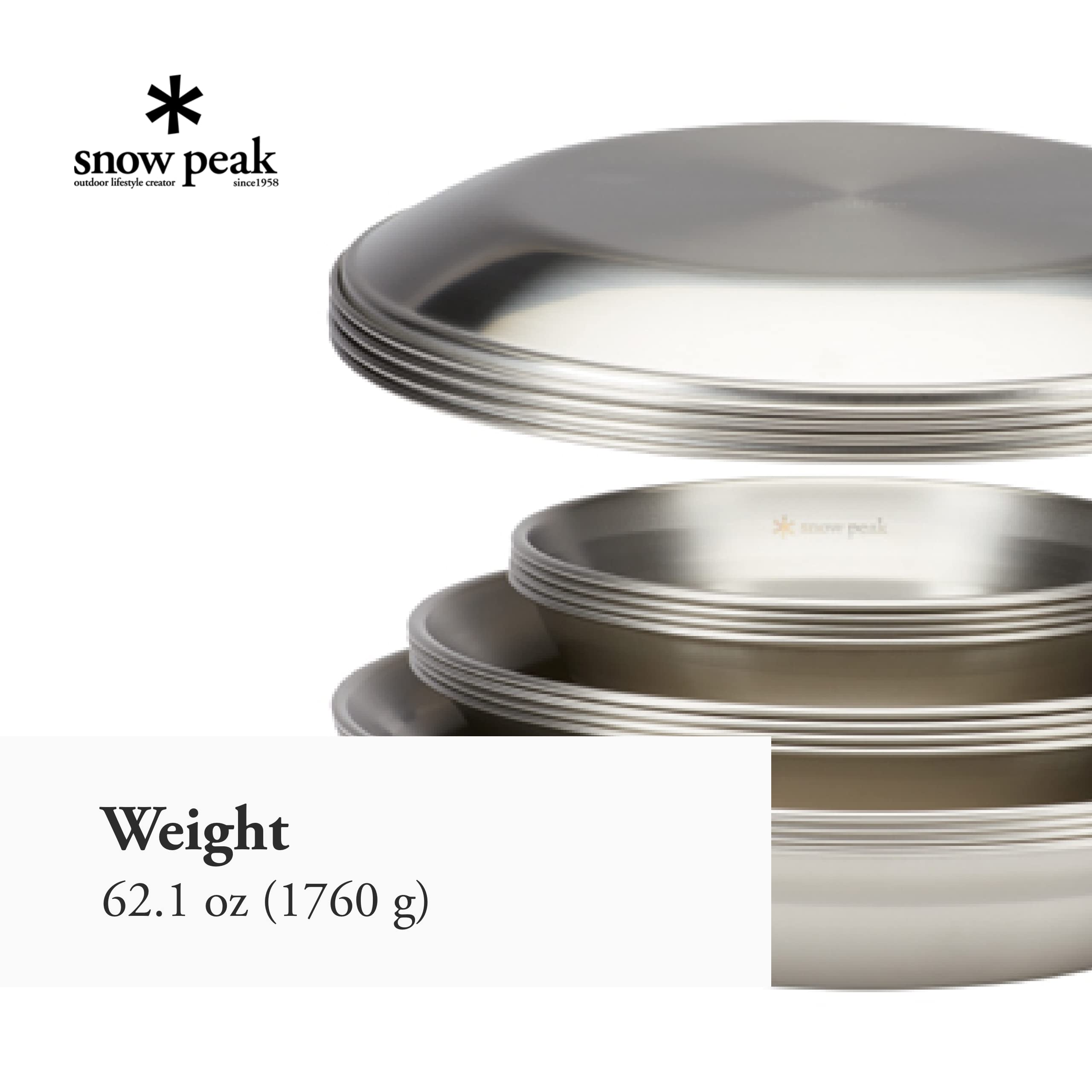 Amazon.co.jp: Snow Peak(スノーピーク) Lサイズ 食器 ファミリー