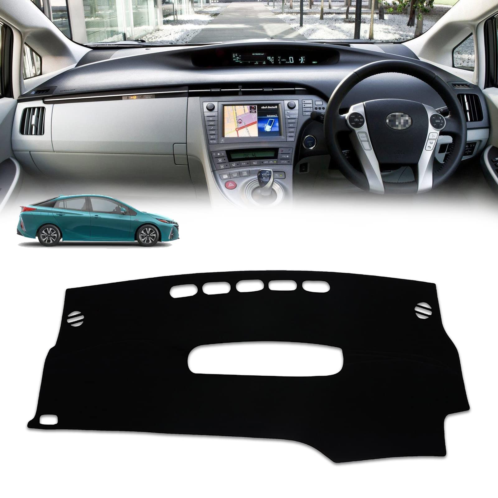 Amazon | ダッシュボードマット プリウス 30系（2009年5月～2014年10月