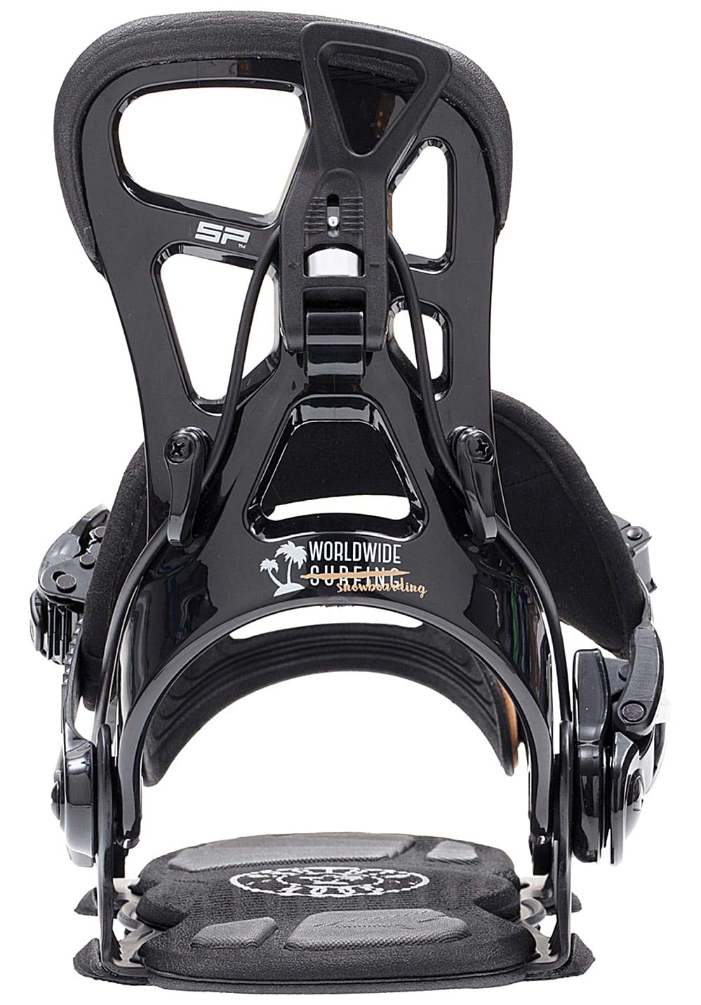 SP United Unisex - Adults Brotherhood Snowboard Binding, Black, L