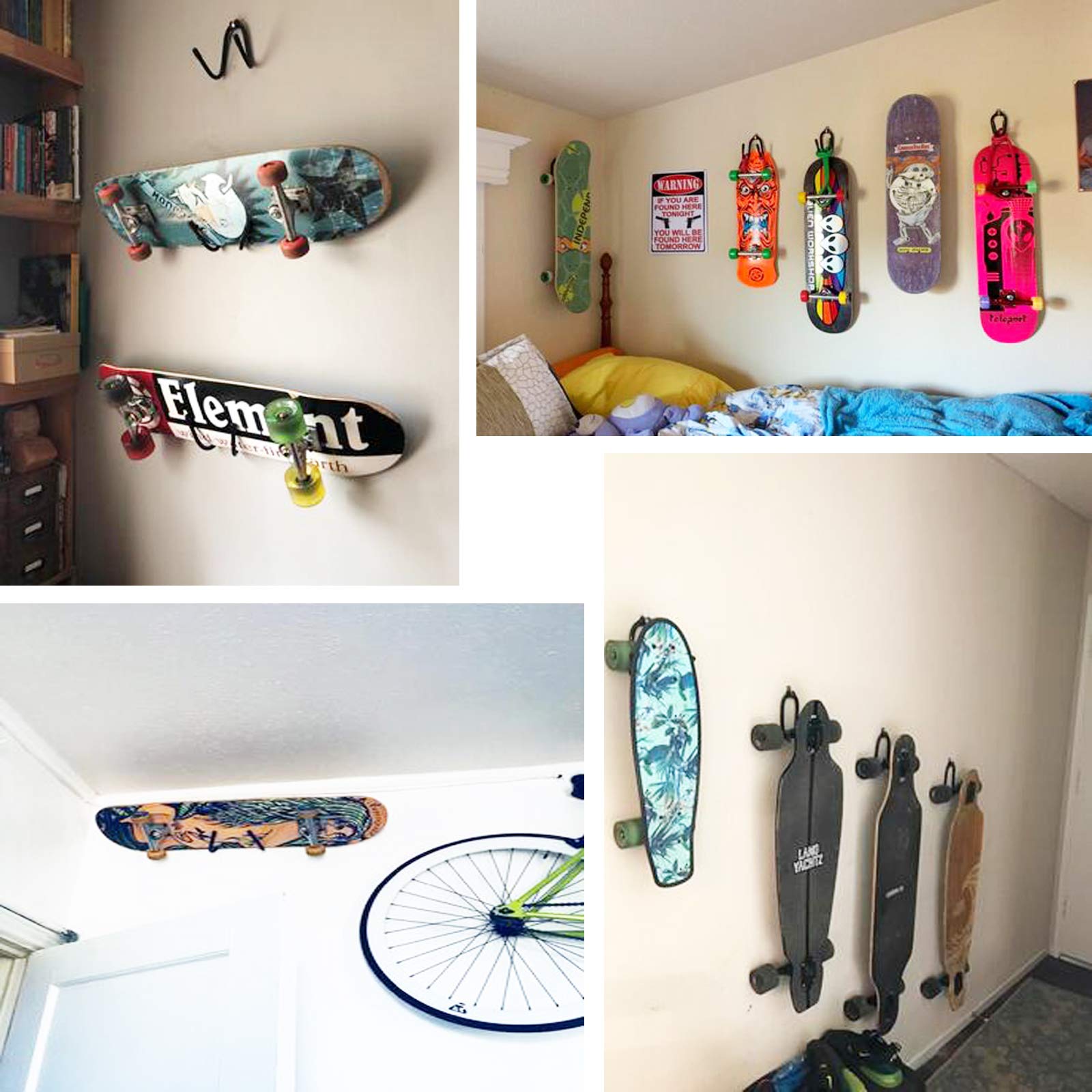 e Peterson スケボーウォールデコ 壁掛け e Peterson スケボーウォール