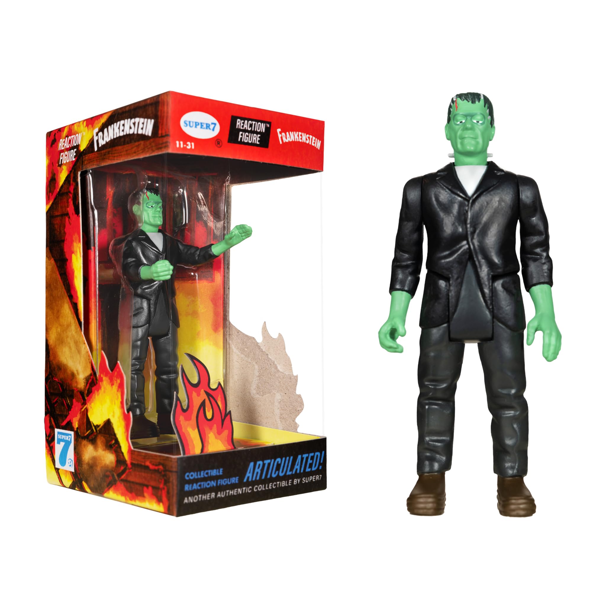 Amazon.com: Super7 Universal Monsters Frankenstein (Fire Box
