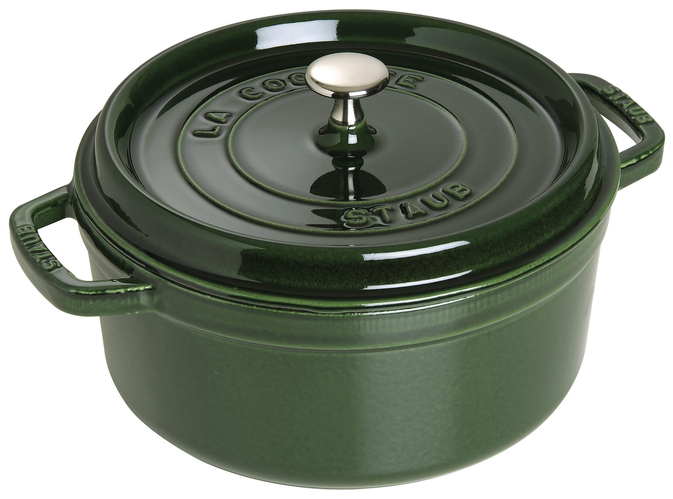 Amazon.com: STAUB Cast Iron Roaster/Cocotte, Round, 24 cm, 3.8 L