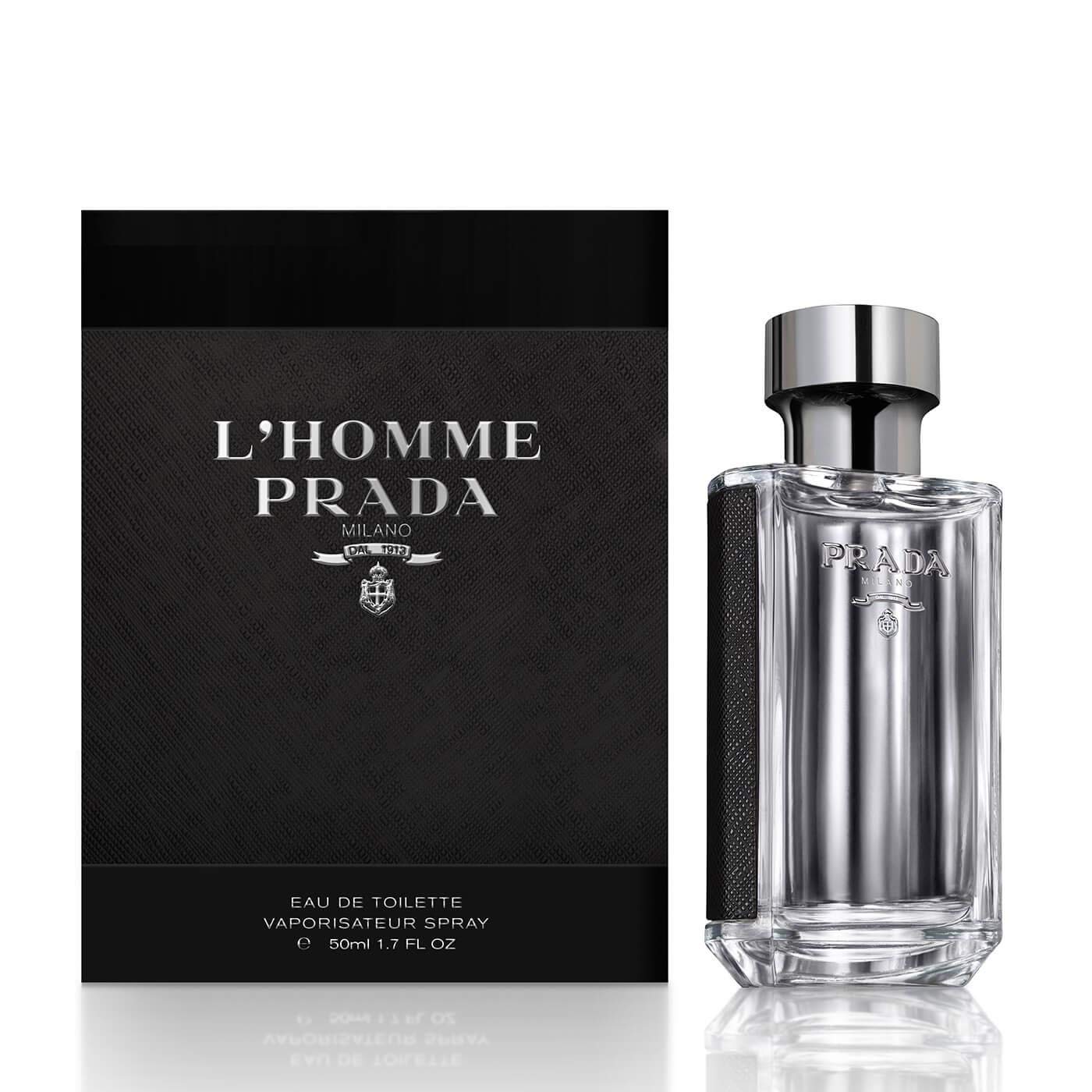 Amazon.com : Prada L'homme Eau De Toilette Spray for Men, 1.7 Fl