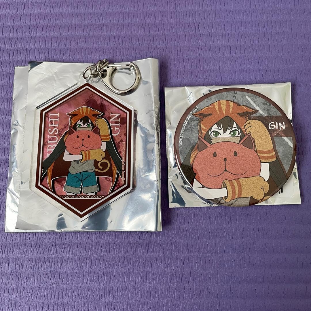 Amazon.co.jp: 公式 キミガシネ ギン 飯伏 銀 缶バッジ アクリル