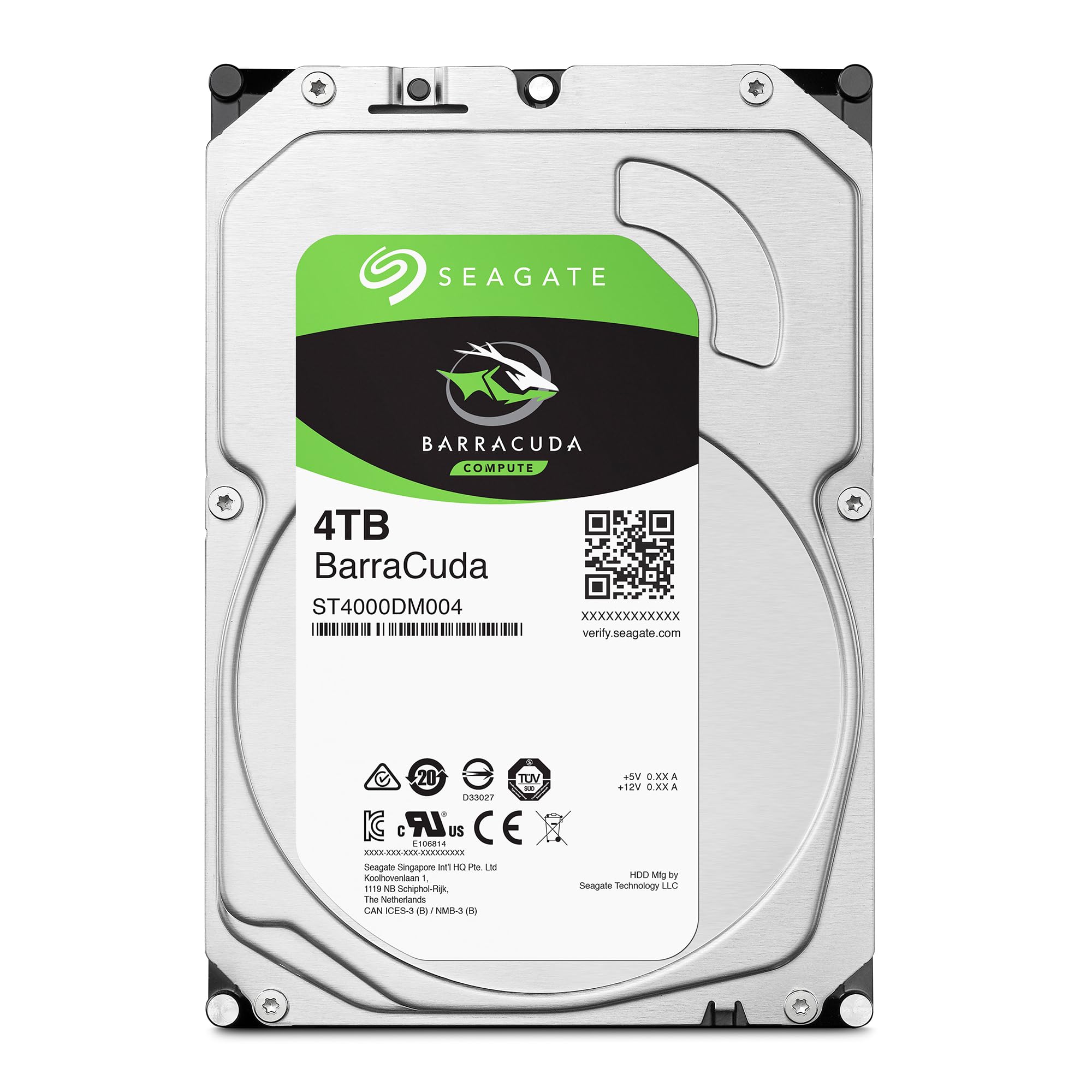 Amazon | Seagate 4 TB BarraCuda内蔵ハードドライブ | シーゲイト