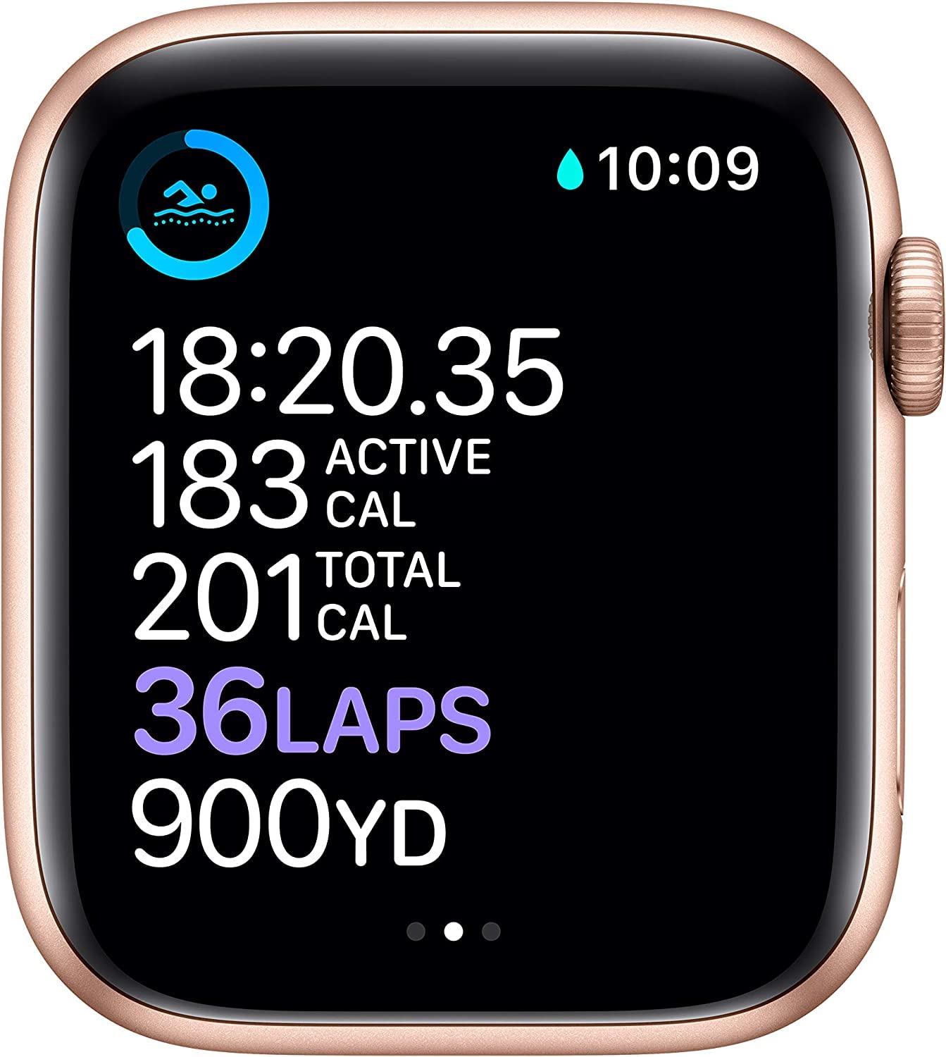 Amazon.com: Apple Watch Series 6 (GPS, 44mm) - Gold Aluminum Case