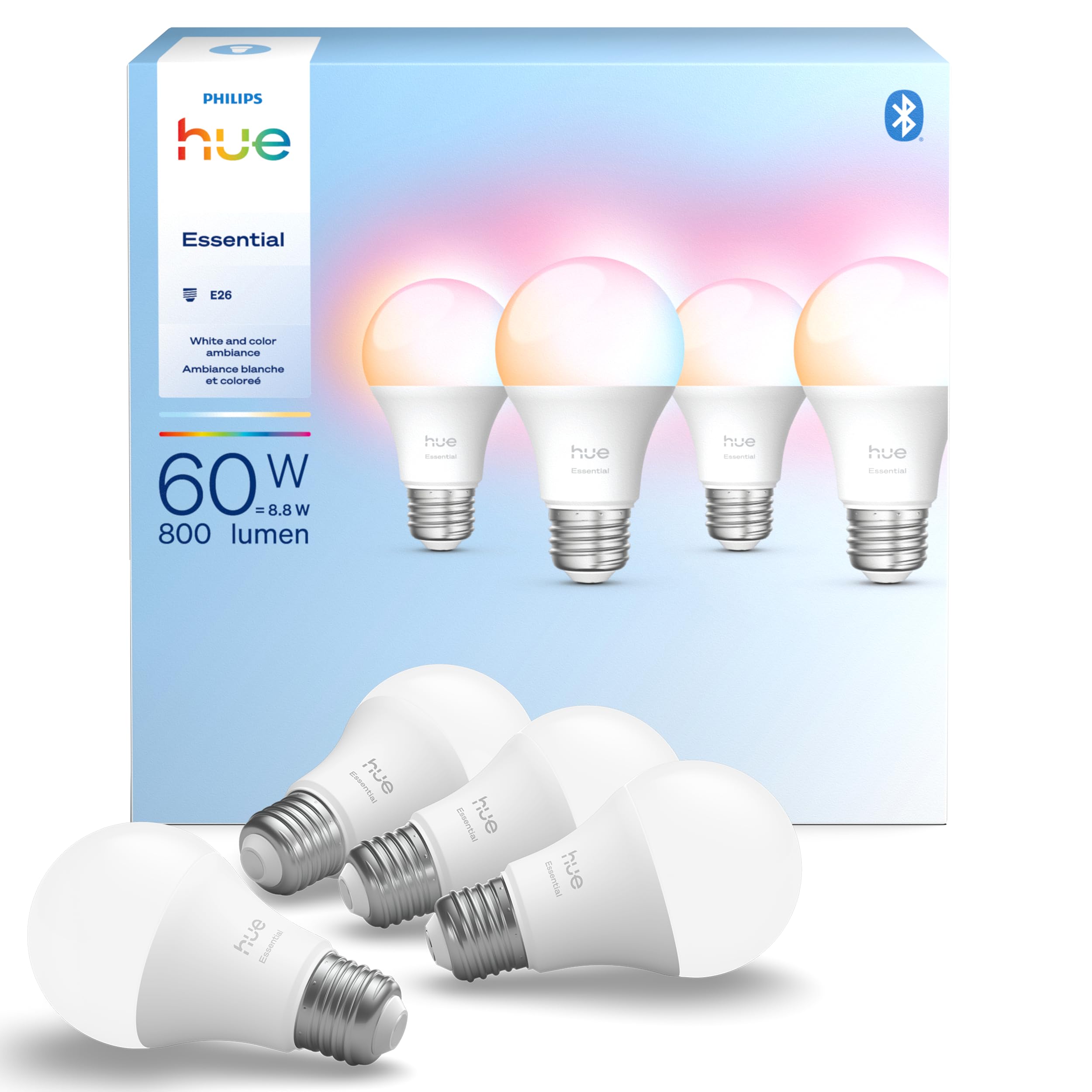 Amazon.co.jp : Philips Hue エッセンシャル スマート LED A19電球