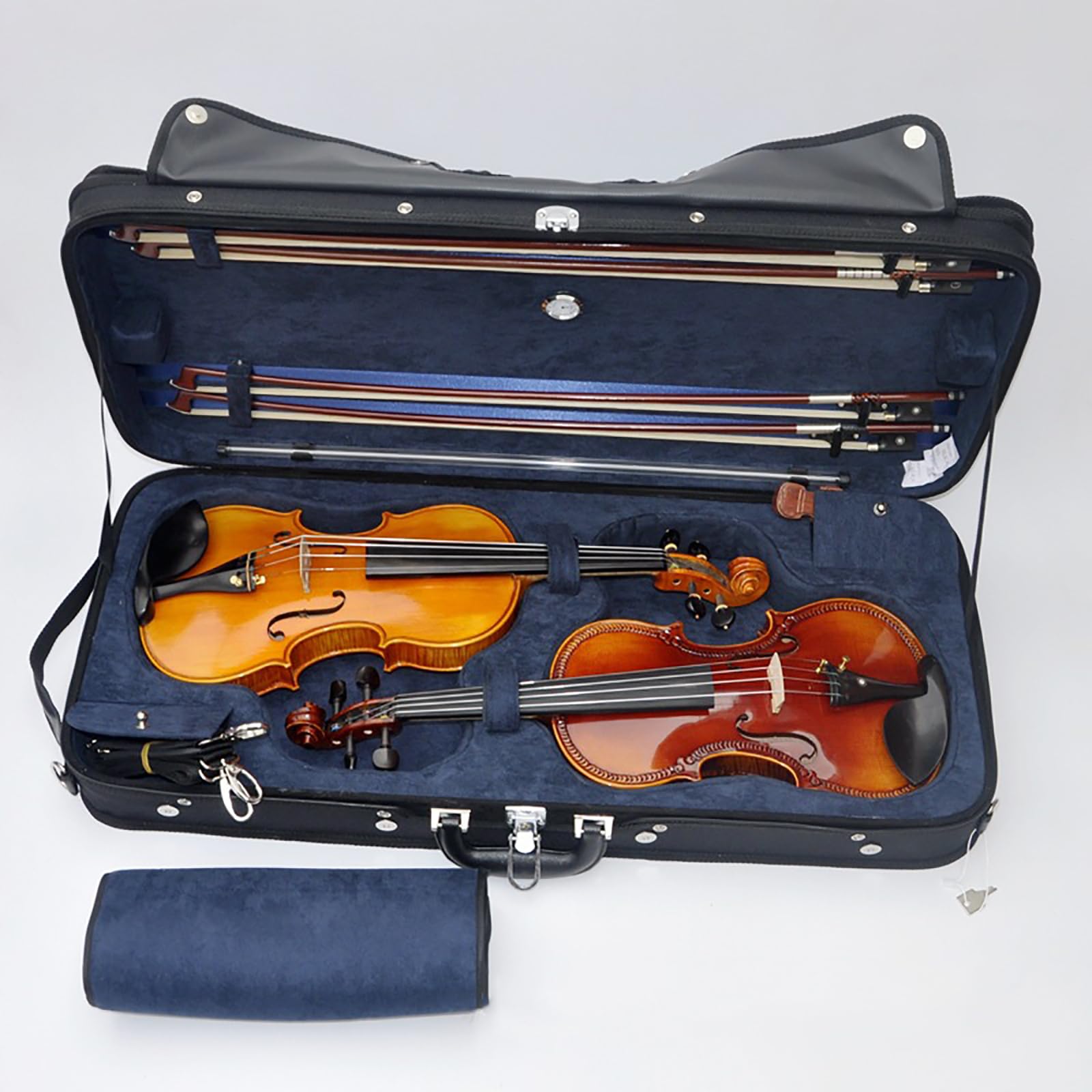 Amazon.co.jp: 4/4 バイオリンケース、ダブルバイオリンケース、2 つの