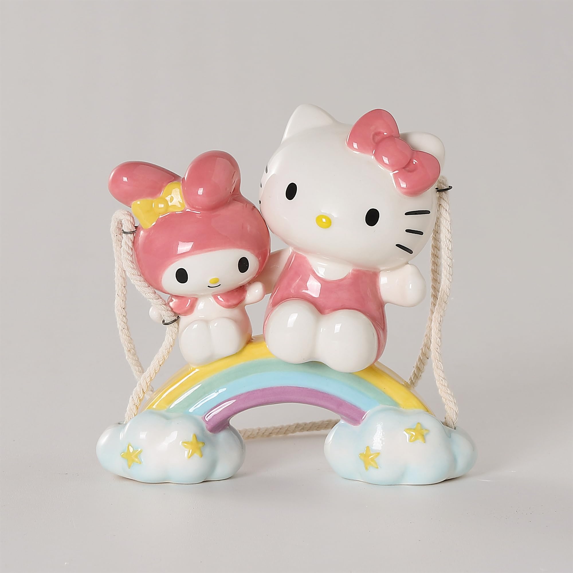 Amazon.com: Hello Kitty and My Melody Rainbow Garden Swinger, 5.25