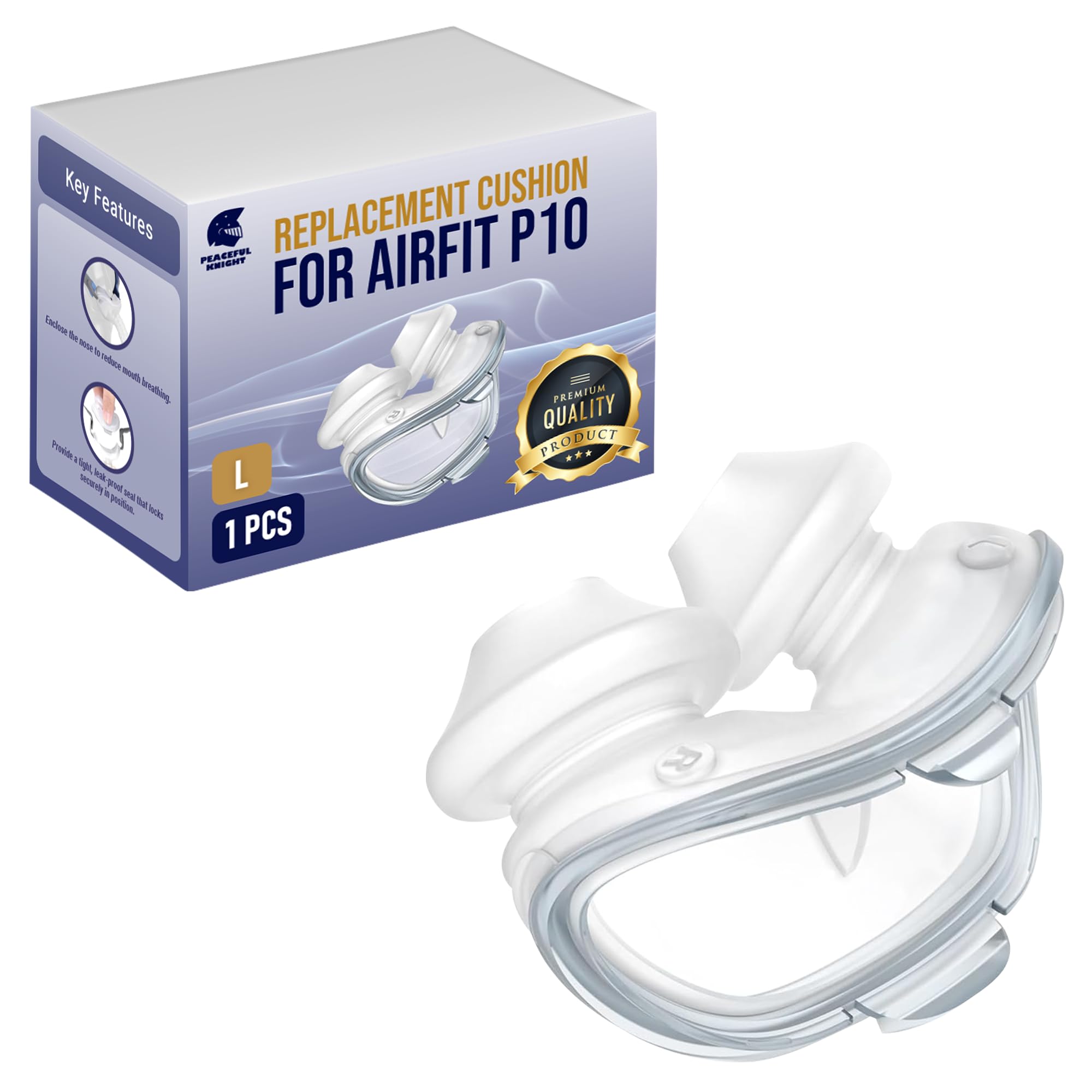 Amazon.com: AirFit P10 Nasal Pillow Cushions – Soft Silicone CPAP