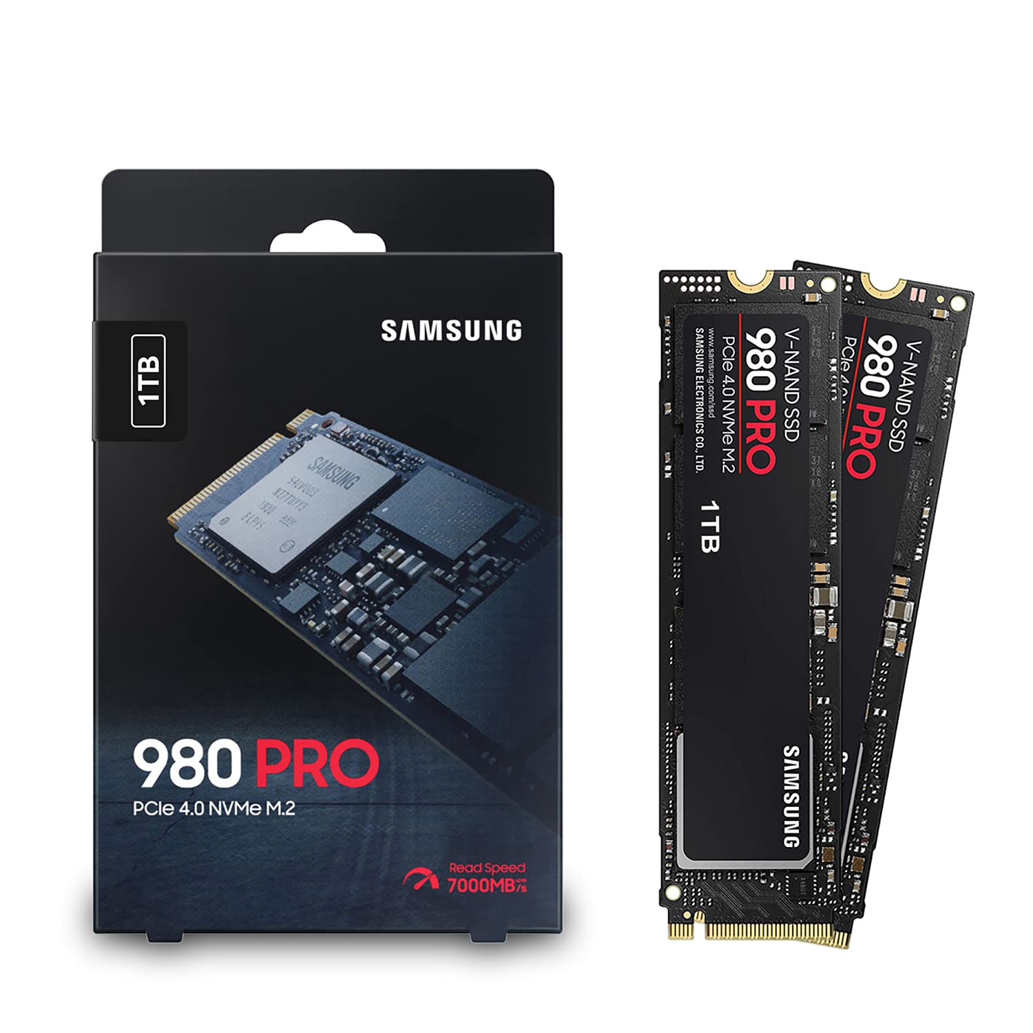 Amazon | SAMSUNG 980 PRO 2TB (1TB x 2) PCIe SSD - 7,000 MB/s 4.0 x