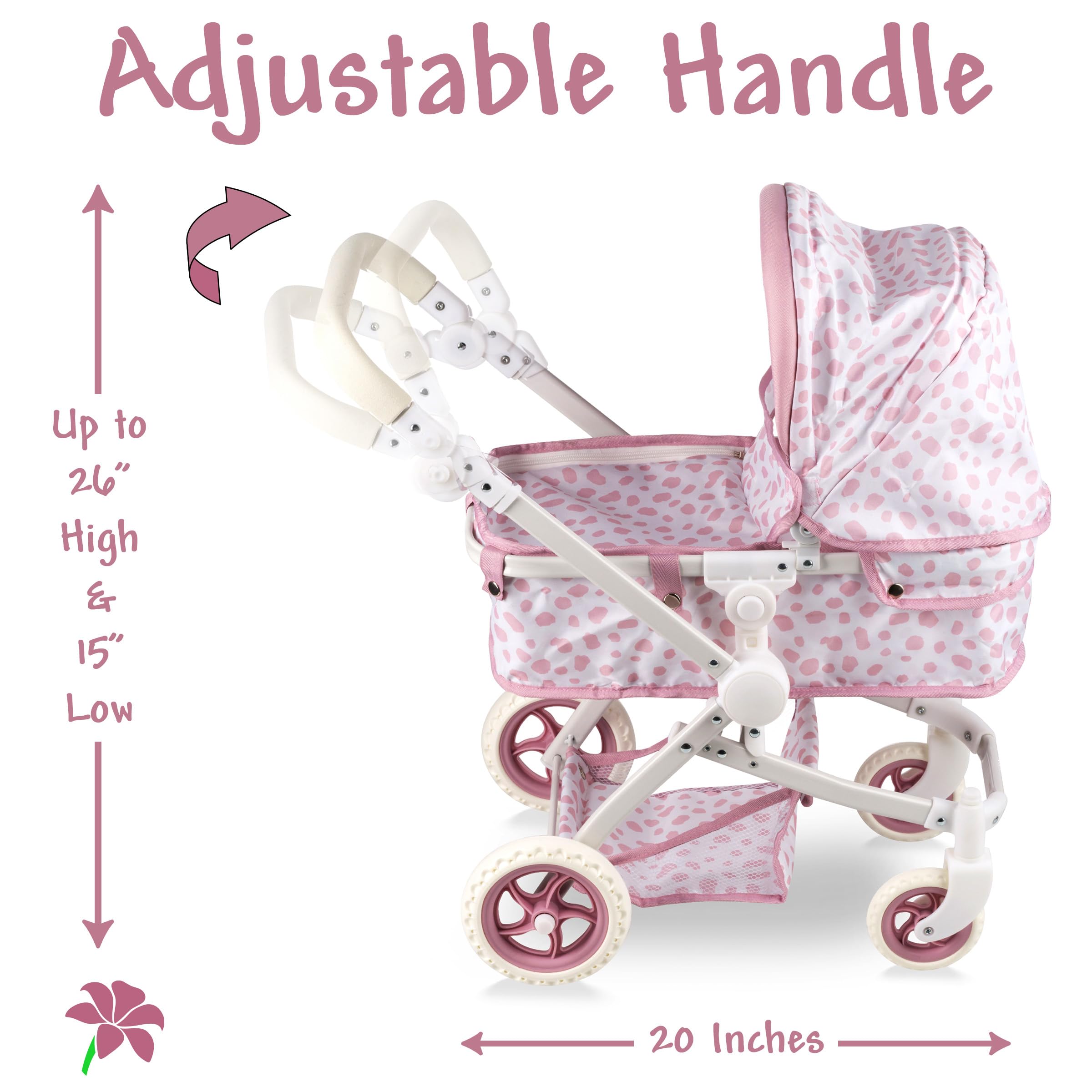 Amazon.co.jp: 人形用コンバーチブルベビードールベビーカー