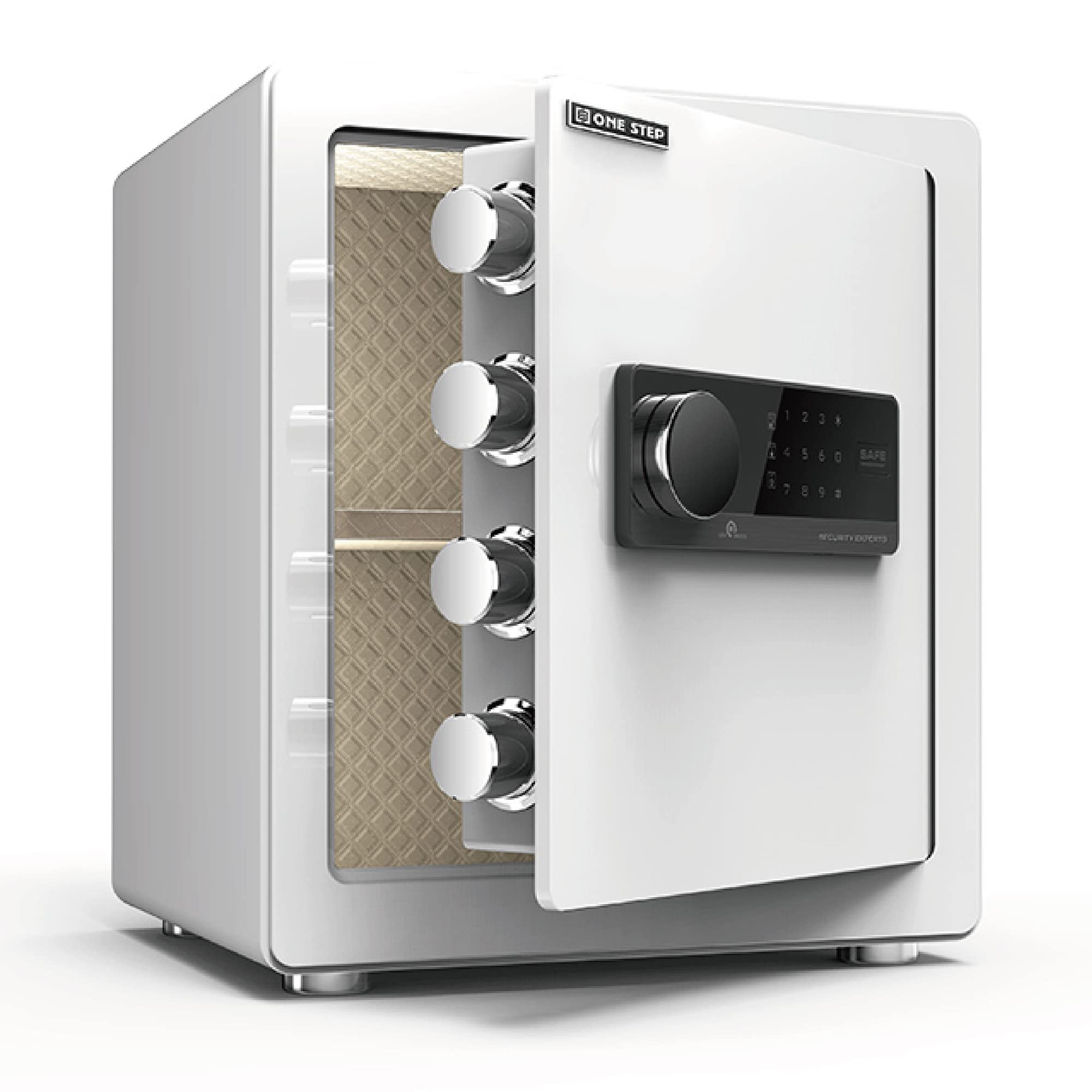 Amazon.co.jp: ONE STEP 金庫 家庭用 小型 セキュリティーボックス
