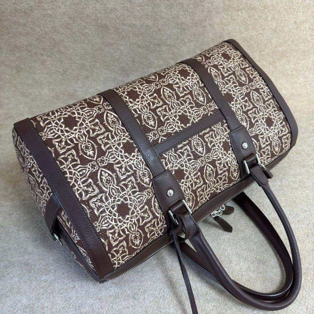 Amazon.co.jp: 2B24 印傳屋 インデンヤ ボストンバッグ スエード