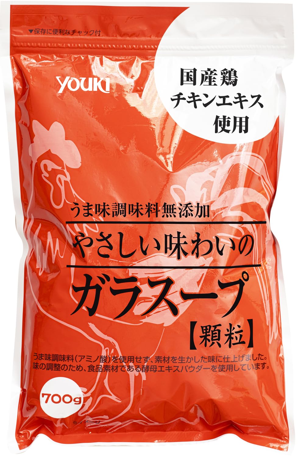 Amazon | ユウキ食品 やさしい味わいのガラスープ(袋) 700g | ユウキ