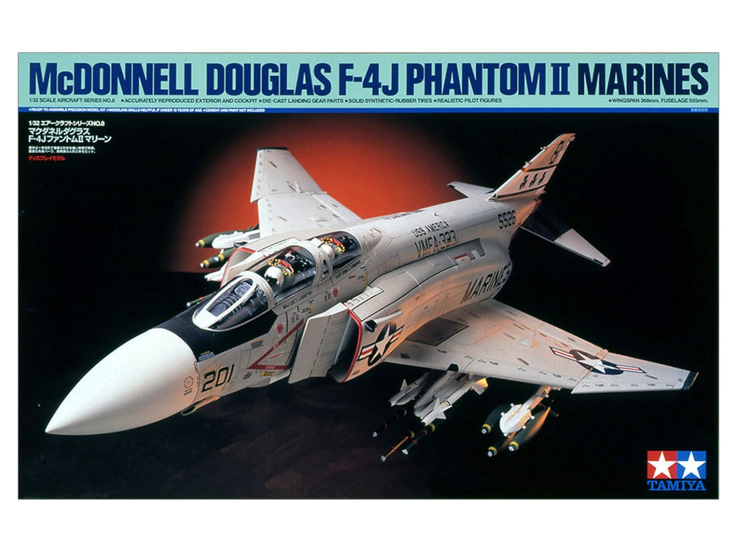 Tamiya 60308 1/32 F-4J Phantom II, 60308, Aircraft - Amazon Canada