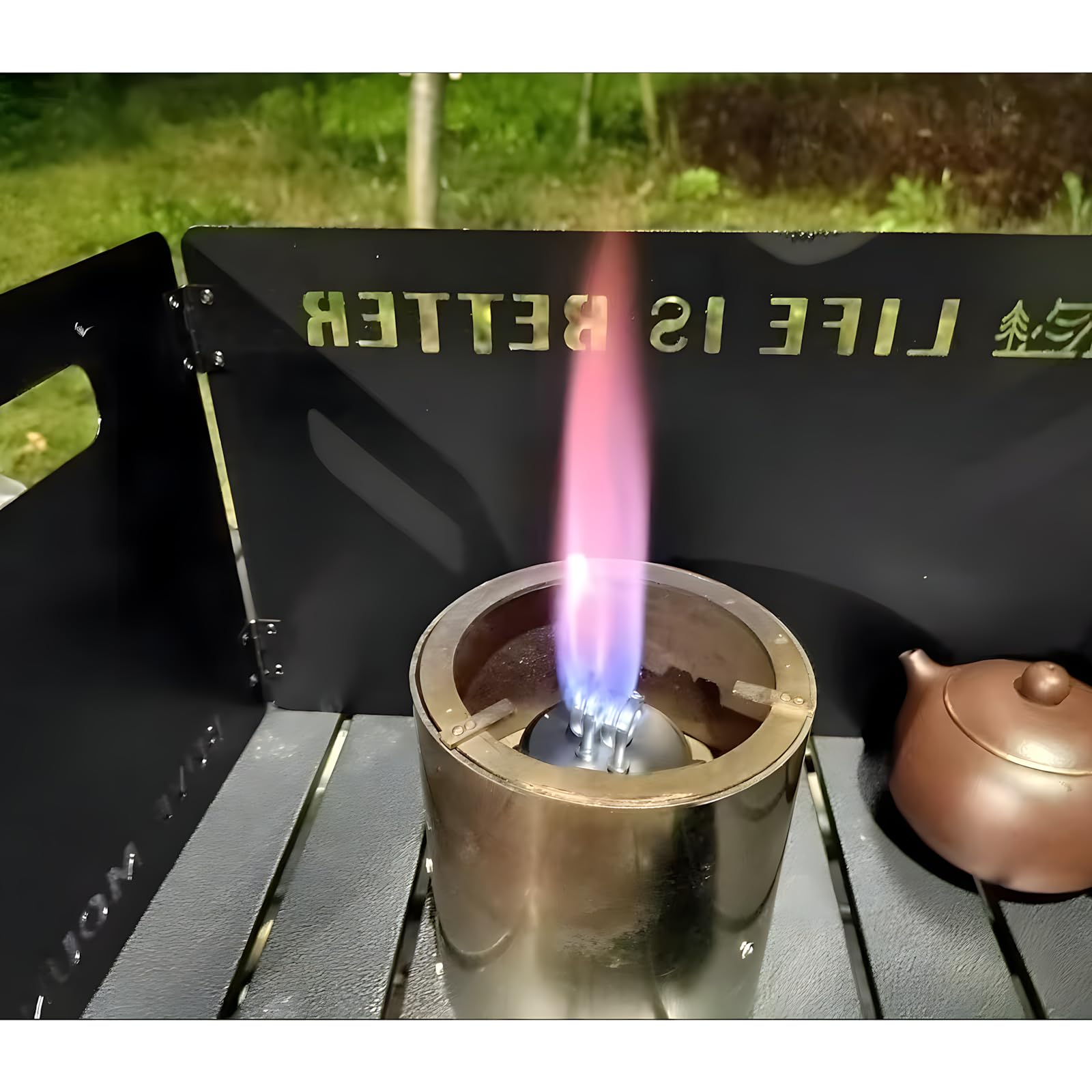 Amazon | Trailmark アルコールストーブ パイトーチ型 超火力 双環構造