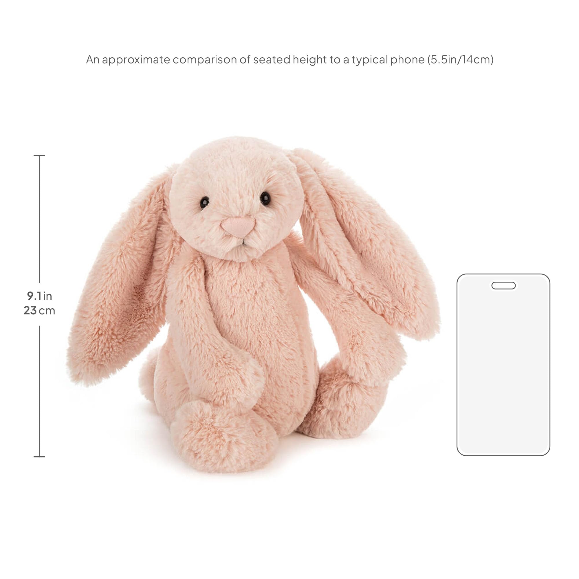 Amazon.co.jp: JELLYCAT（ジェリーキャット） Bashful Blush Bunny
