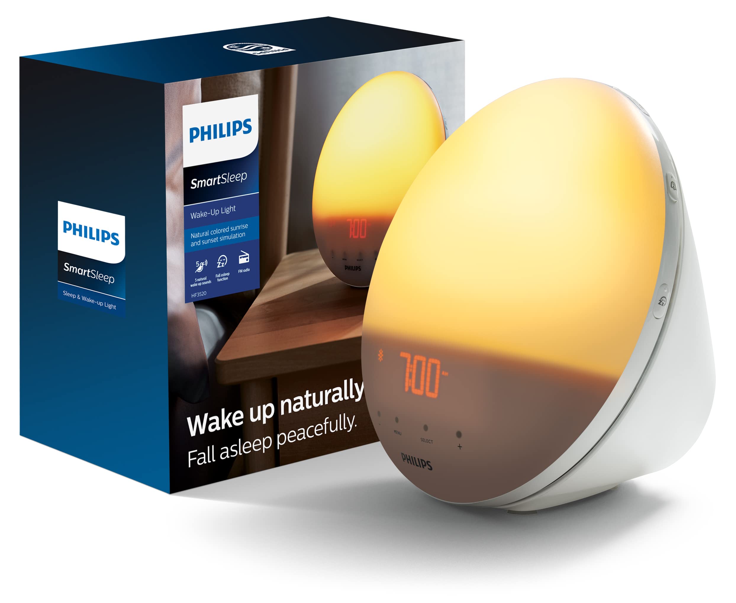 Amazon.com: Philips SmartSleep Wake-up Light, Colored Sunrise and