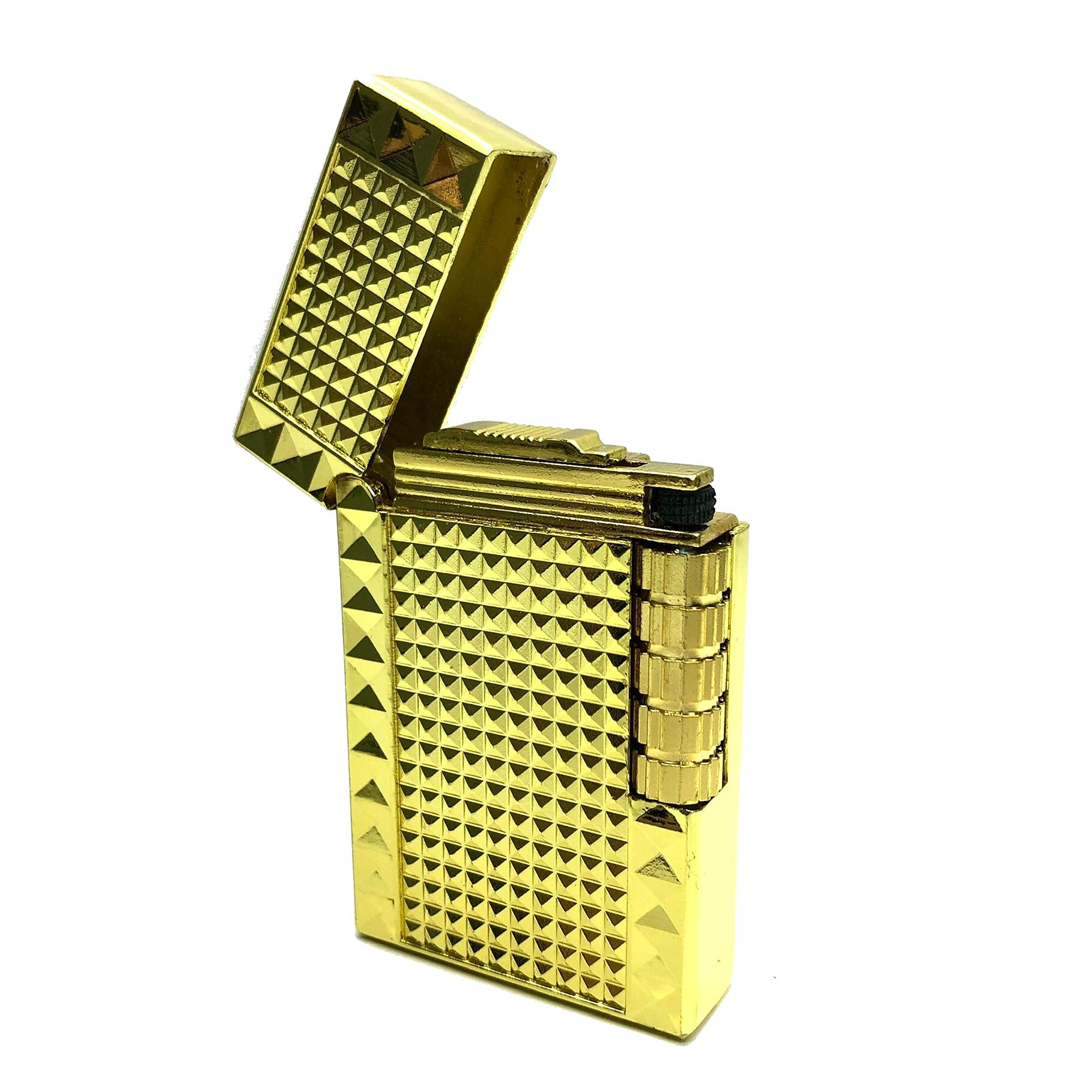 Amazon.co.jp: Chequered/チェカード フリントガスライター ゴールド