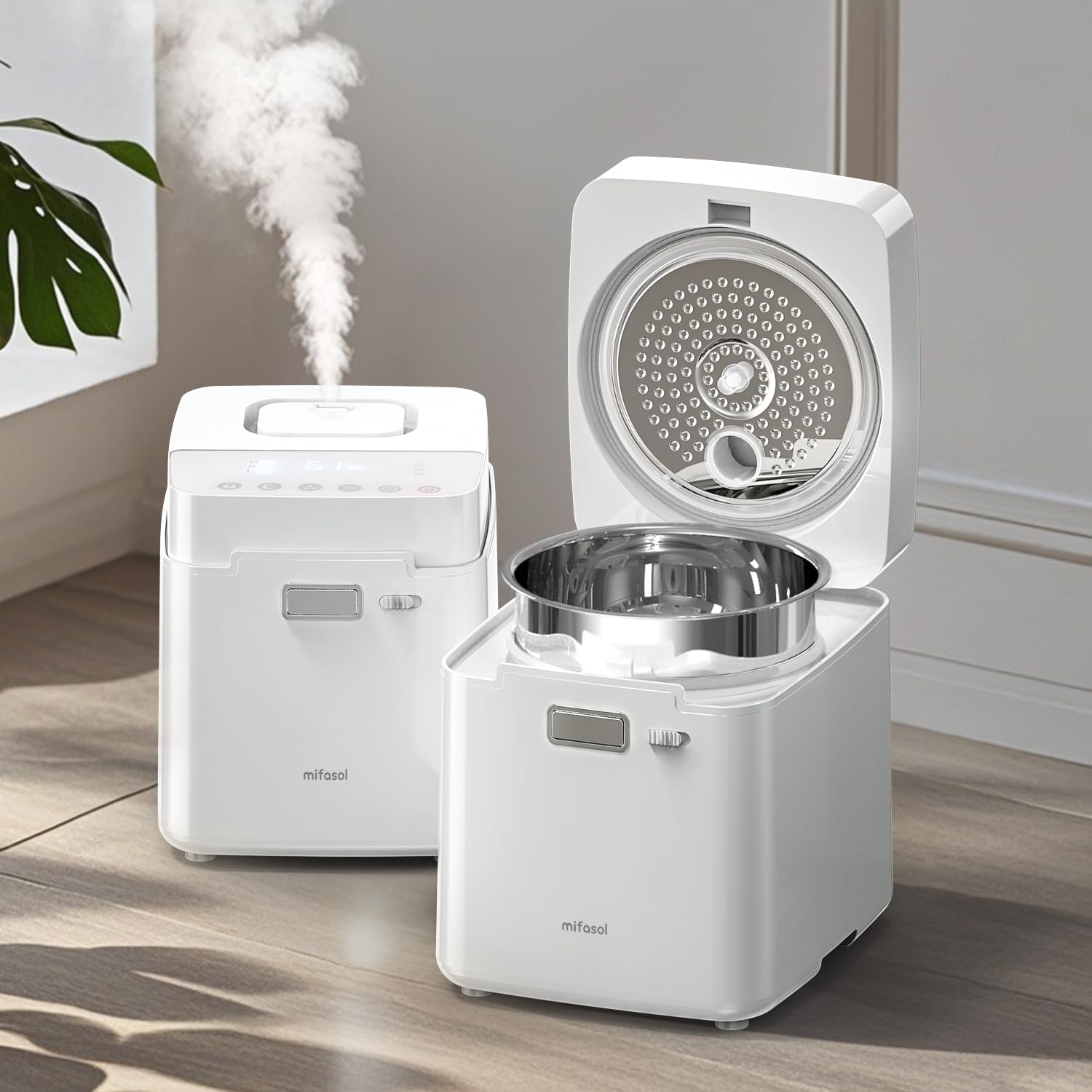 Amazon.co.jp: 加湿器 スチーム式 加熱式 大容量. 3.3L 加湿量 800ml/h