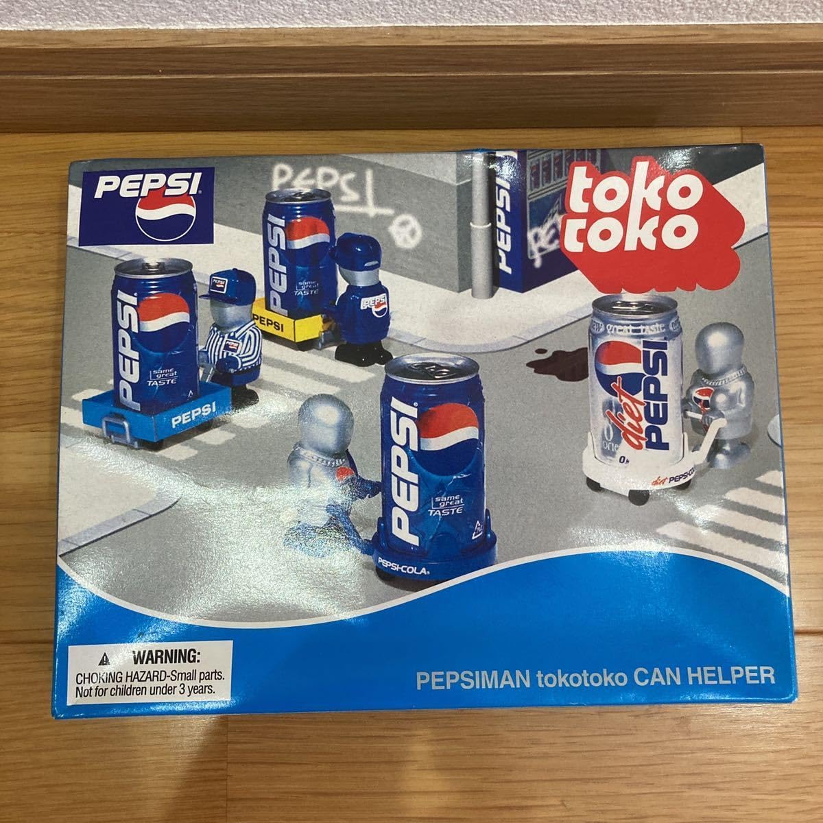 Amazon.co.jp: レア ペプシ ペプシMAN tokotoko CAN HELPER 全4種