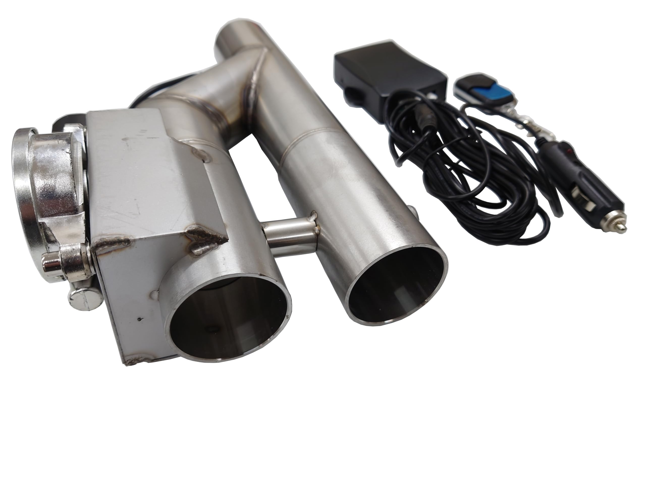 Amazon | 50mm マフラー可変電動バルブ 同時に開閉 音量調整用