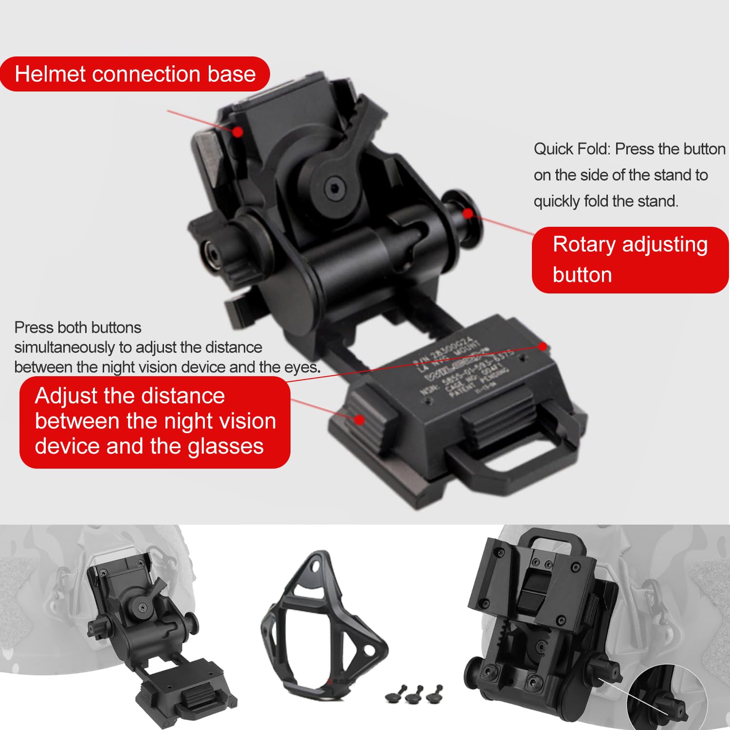 Amazon.co.jp: fma戦術airsoft an / pvs31ヘルメットダミーナイト