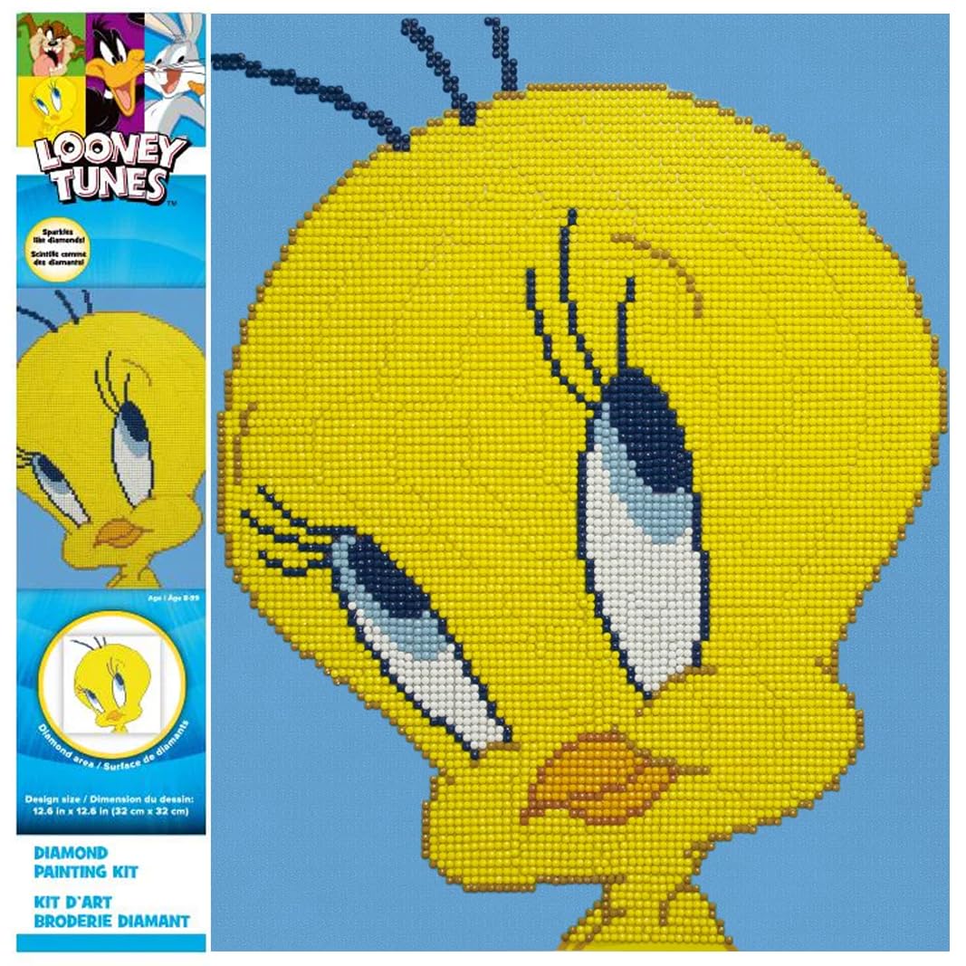 Amazon.com: Camelot Looney Tunes - Tweety Bird Diamond Painting