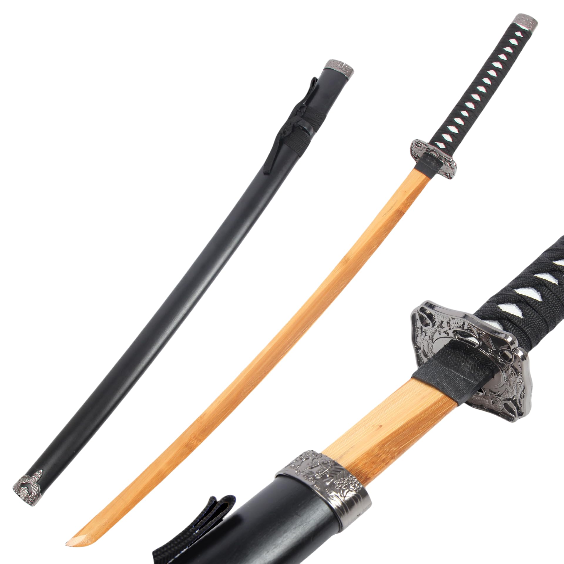 Amazon | Blipso 居合練習刀 仕込み杖 木刀 刀 竹製とABS 鞘付き 護身