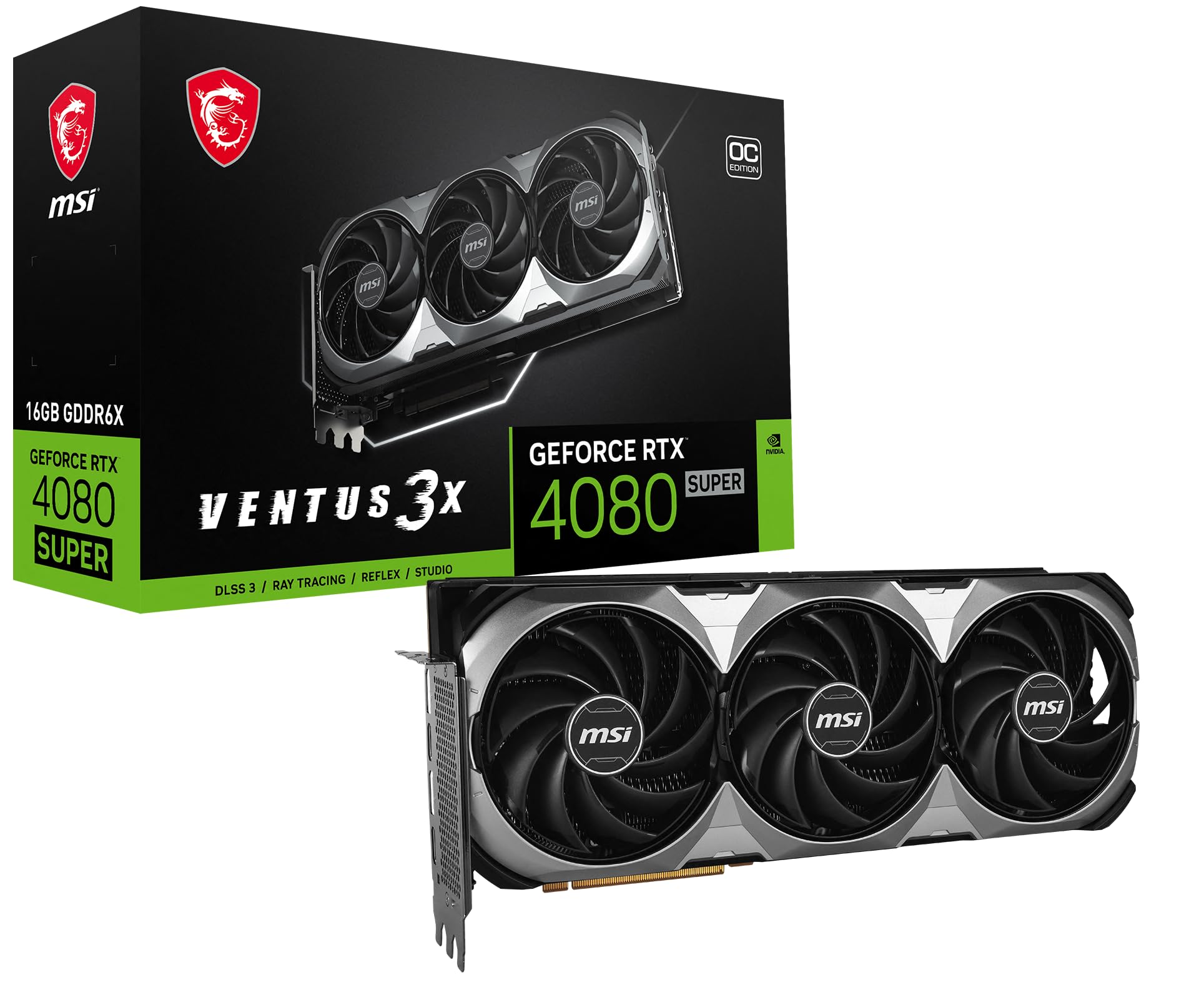 Amazon.com: MSI Gaming RTX 4080 Super 16G Ventus 3X OC Graphics