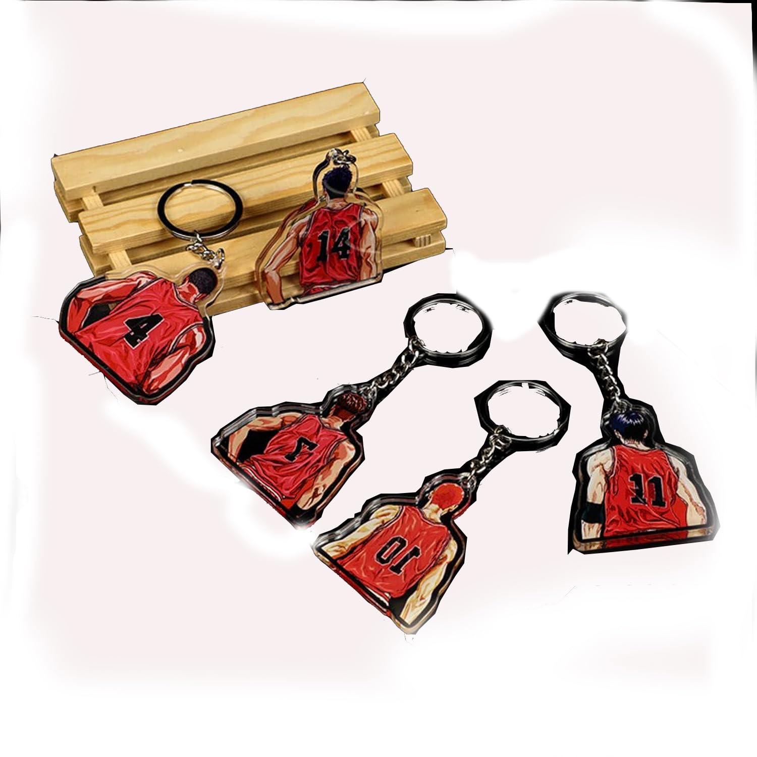 Amazon.co.jp: スラムダンク キーホルダー 背番号 後ろ姿 桜木 花道