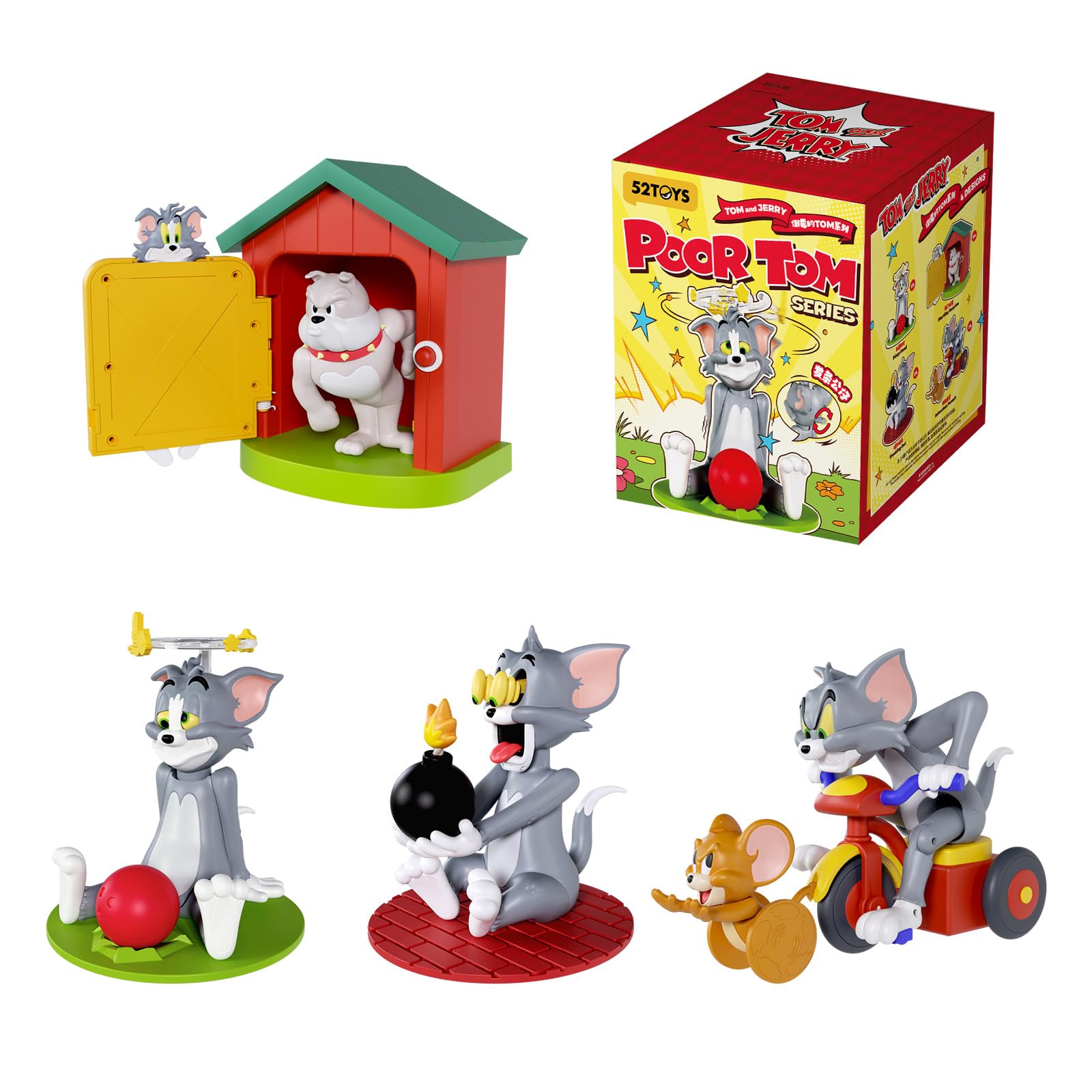 Amazon | 52TOYS BLINDBOX x TOM and JERRY トムとジェリー 「Poor TOM