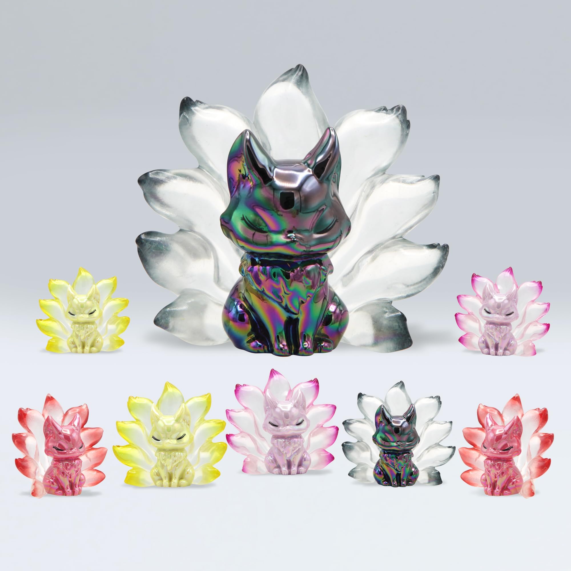 Amazon.com: Zaleny Nine-Tailed Fox Blind Box Collectible Kawaii