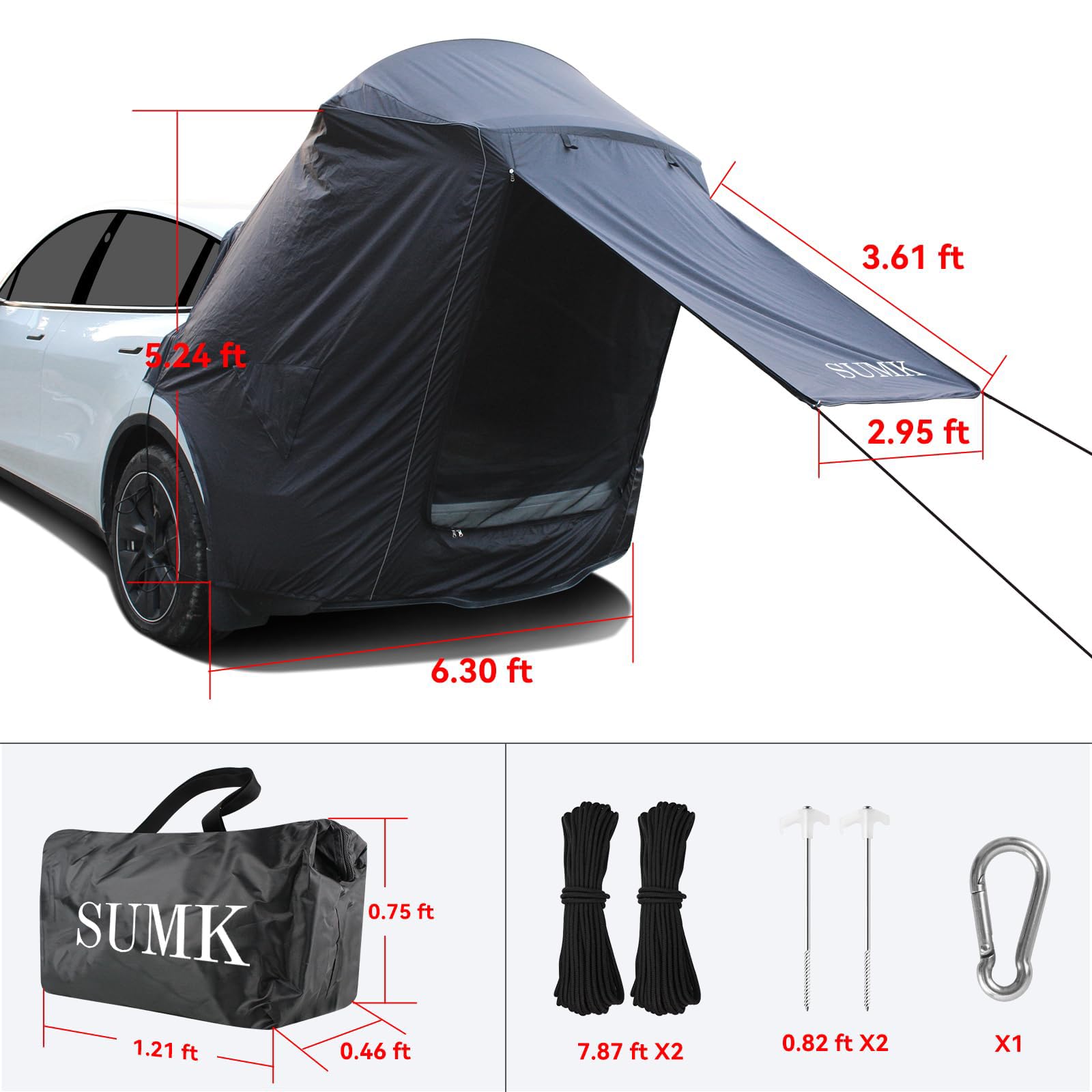 Amazon.co.jp: SUMK キャンプテント TeslaモデルYアクセサリー2024