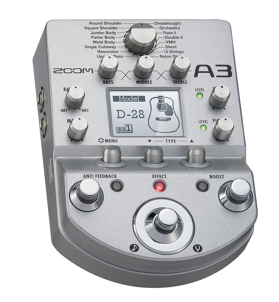 Amazon | ZOOM プリアンプ&エフェクト フォー アコースティック ギター