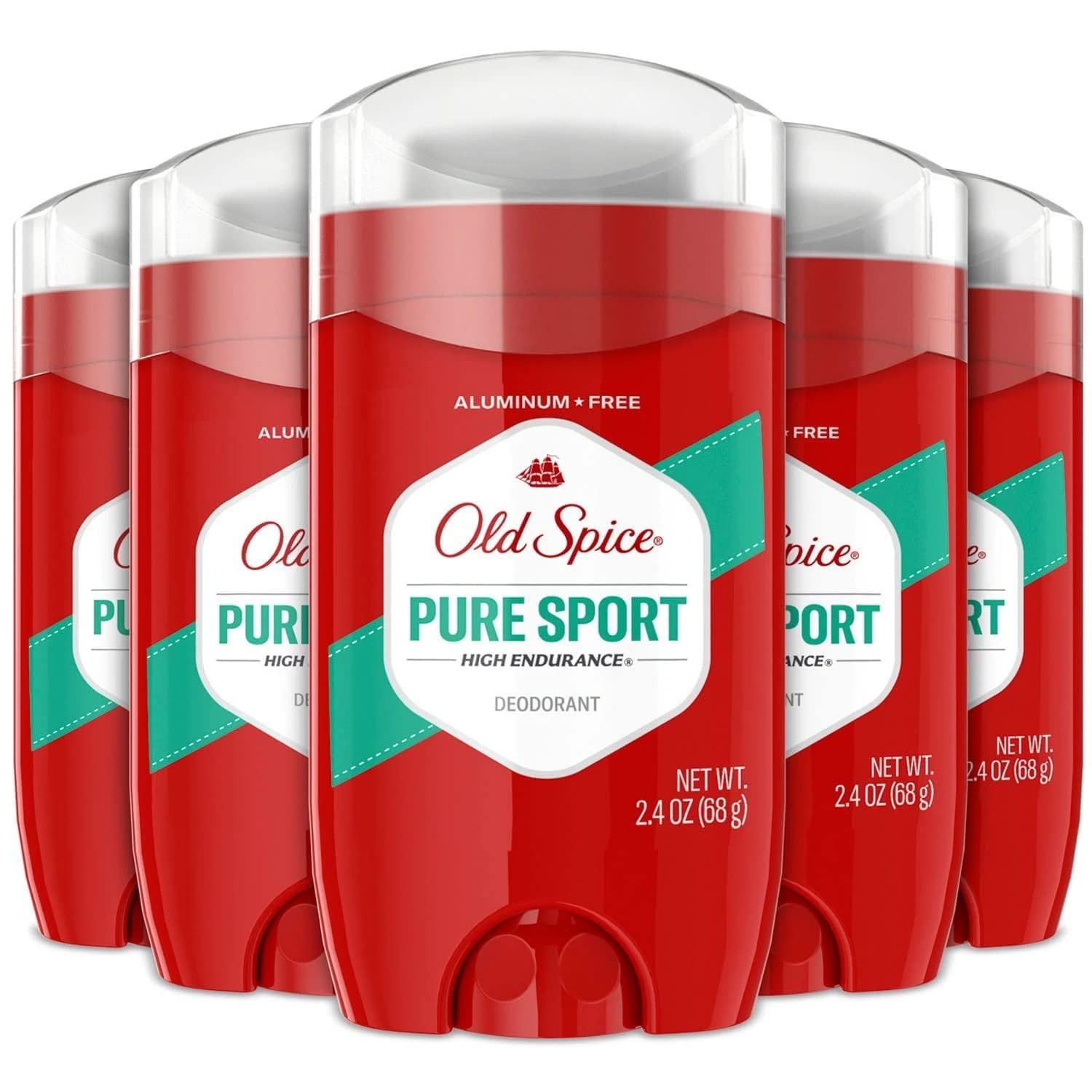 Amazon.com : Old Spice Pure Sport Deodorant, 2.4 Ounce (Pack of 5
