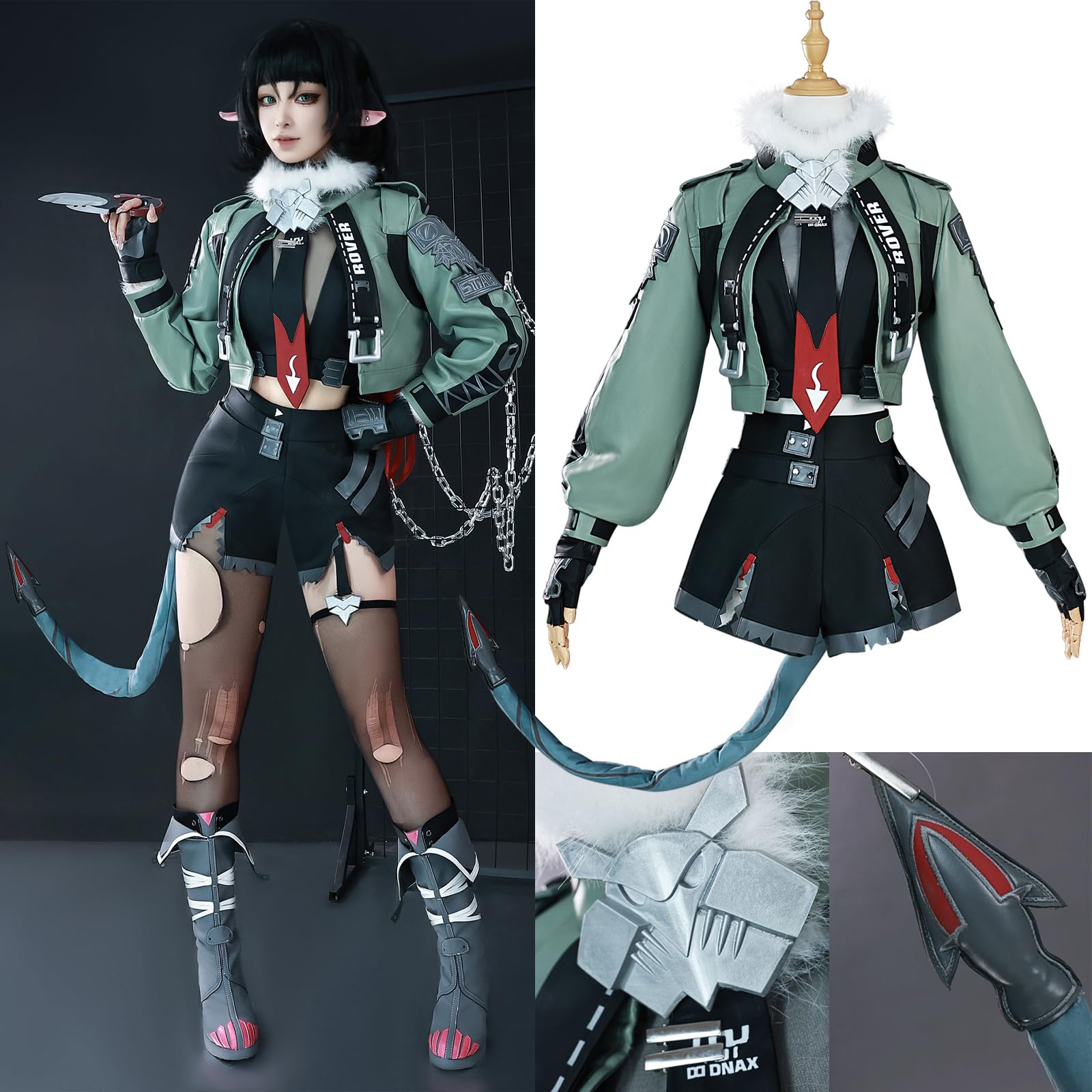 Amazon | ゼンレスゾーンゼロ ジェーン・ドゥ コスプレ 衣装 10点フル