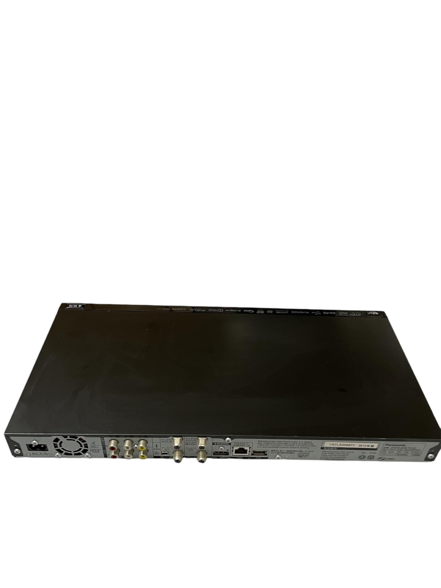 Amazon | パナソニック 1TB 2チューナー ブルーレイレコーダー