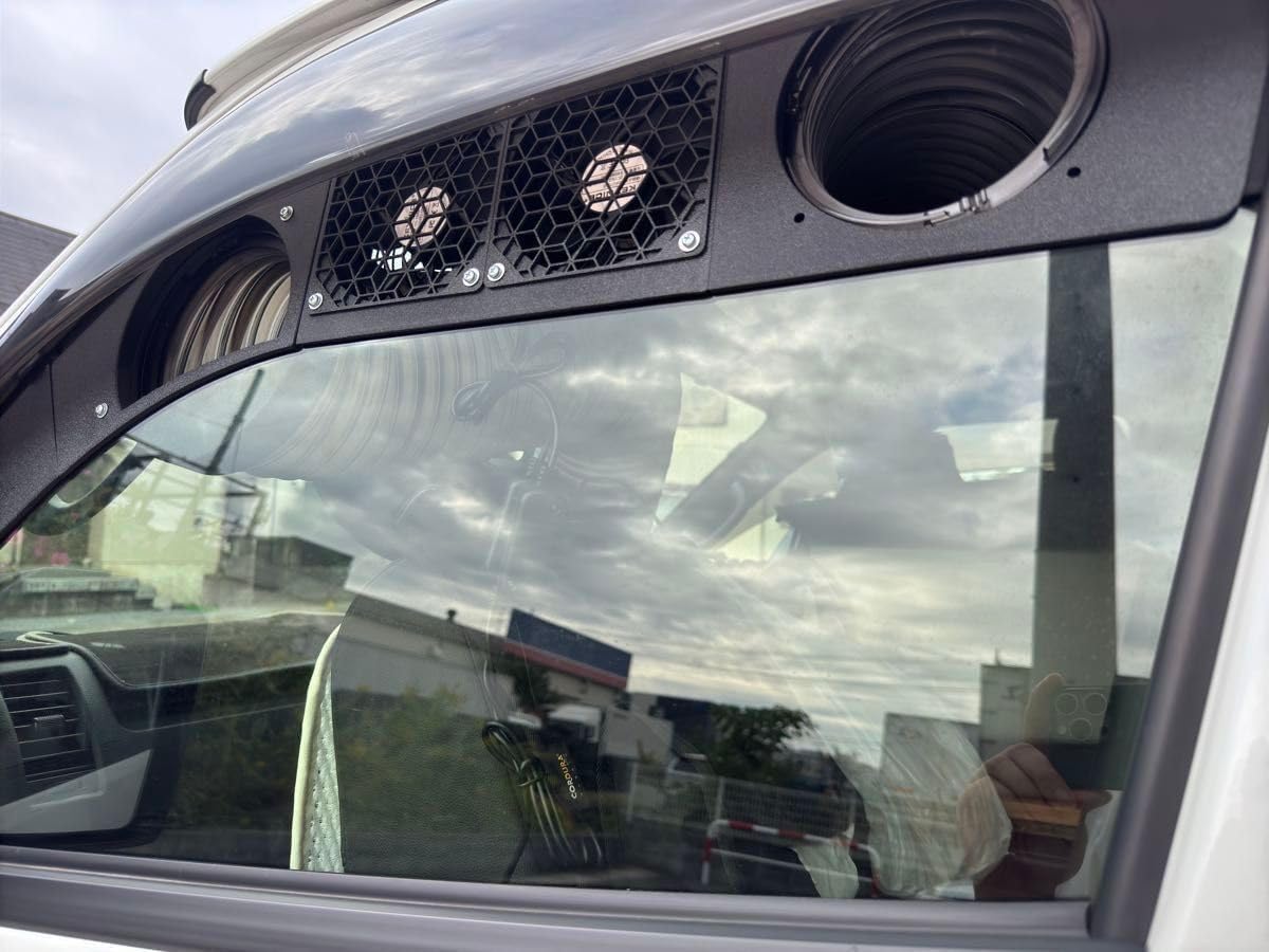 Amazon.co.jp: ハイエース200 換気用パネル排気ダクト冬車中泊石油