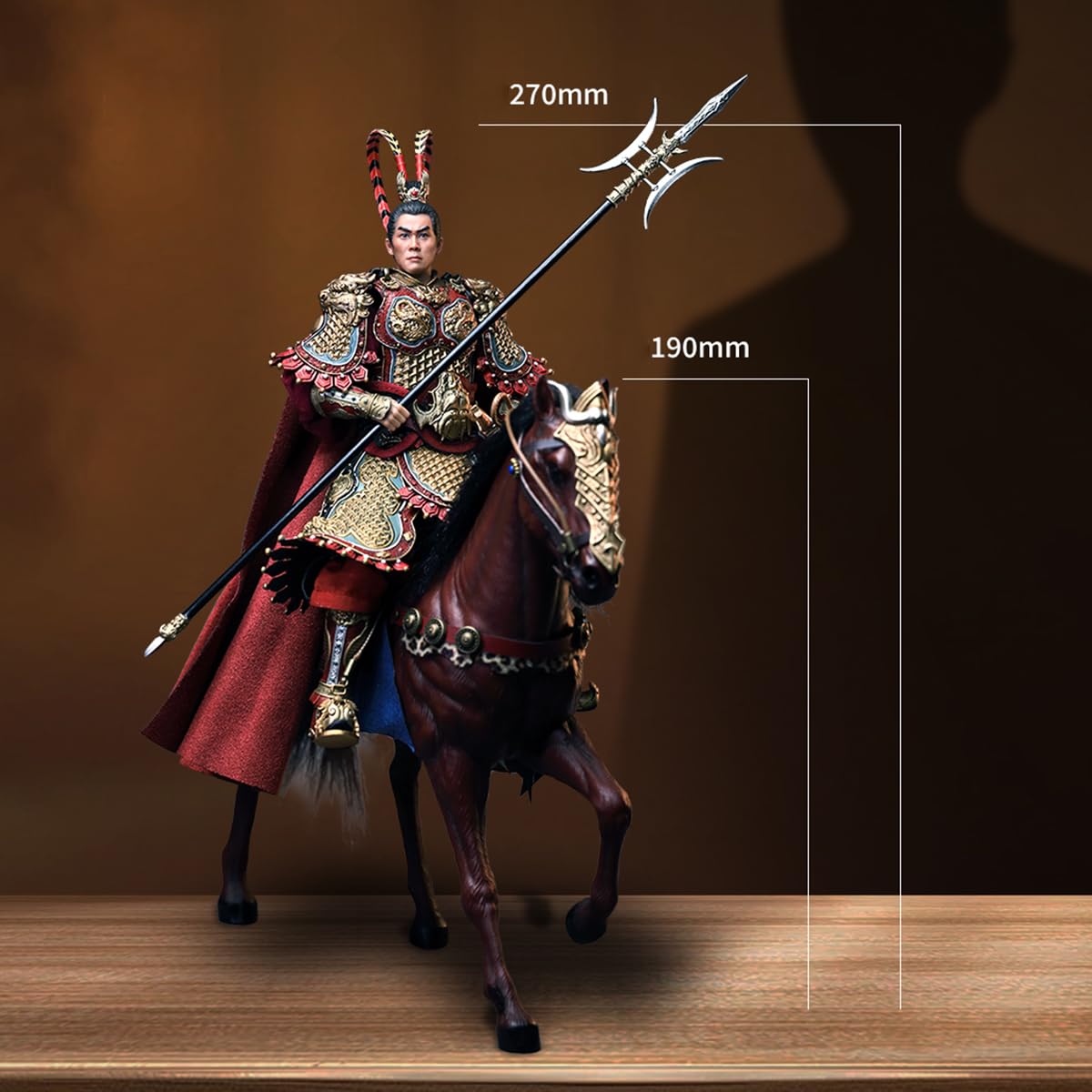 Amazon.co.jp: HiPlay 303TOYS 掌中三国 飛将 呂布 奉先 豪華騎馬旗