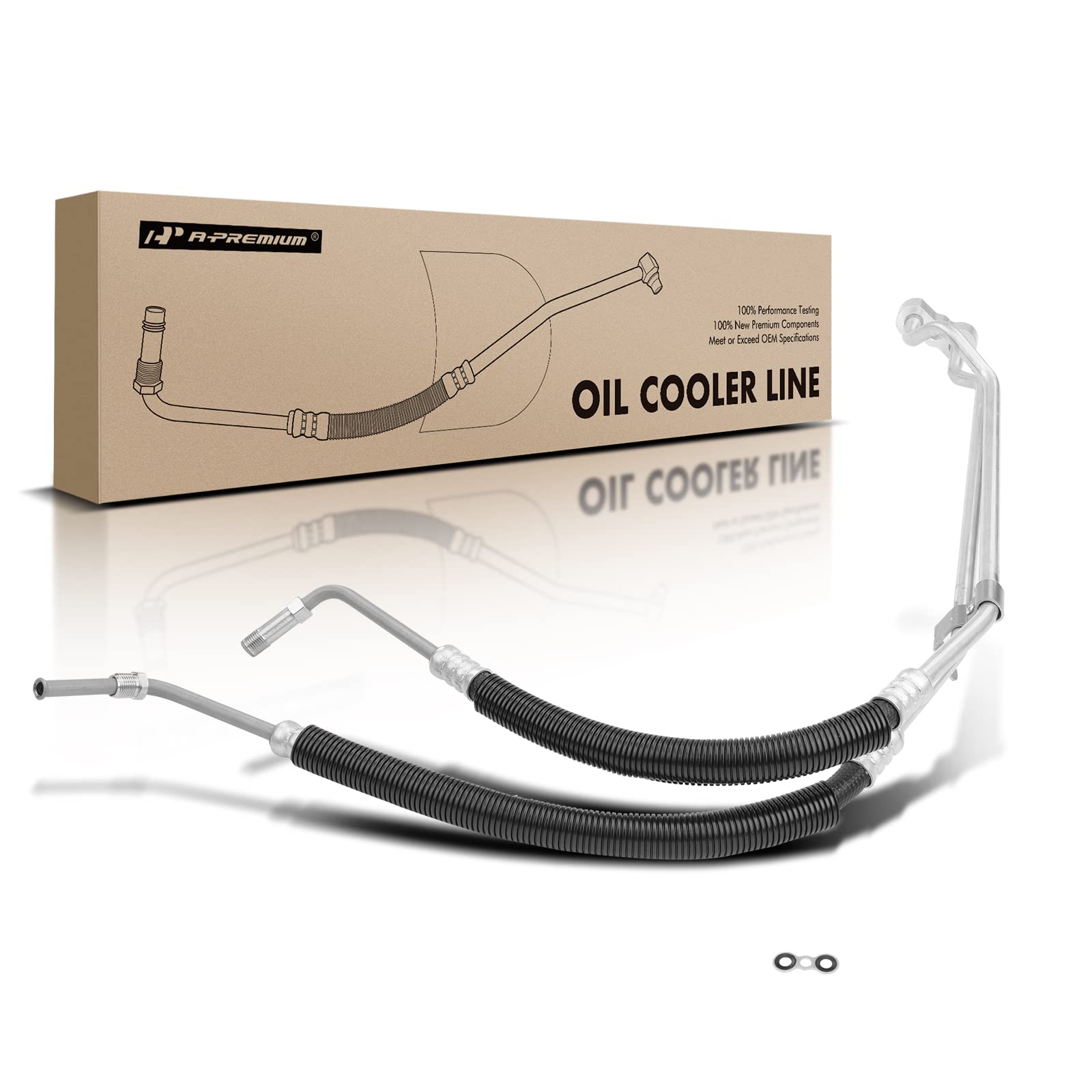 Amazon | A-Premium エンジンオイルクーラー ラインホースアセンブリ