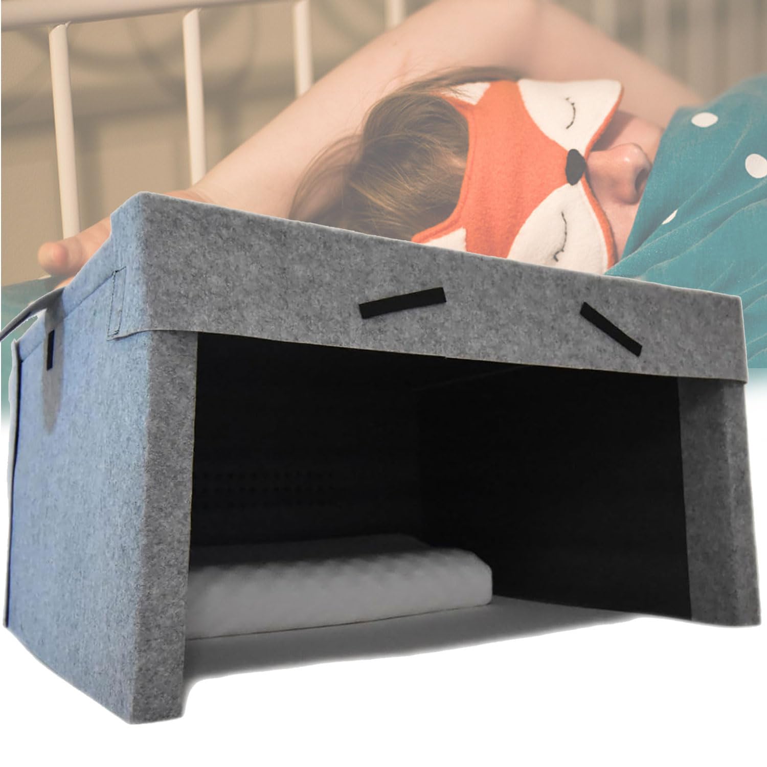 Amazon｜スリープキャビン、睡眠用防音キャビン枕、睡眠を助ける防音と