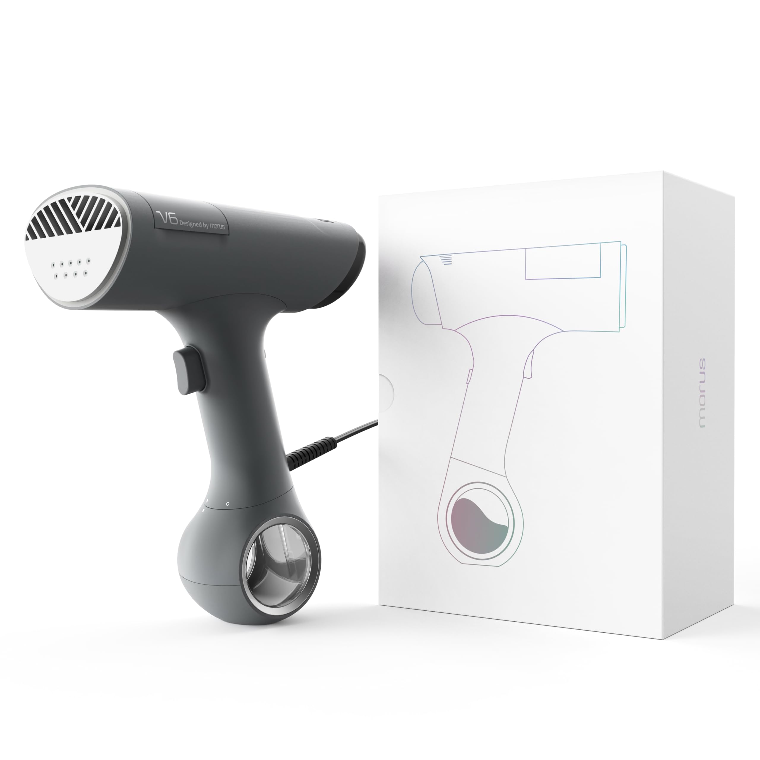 Amazon | Morus V6 衣類スチーマー スチームアイロン 吸着式