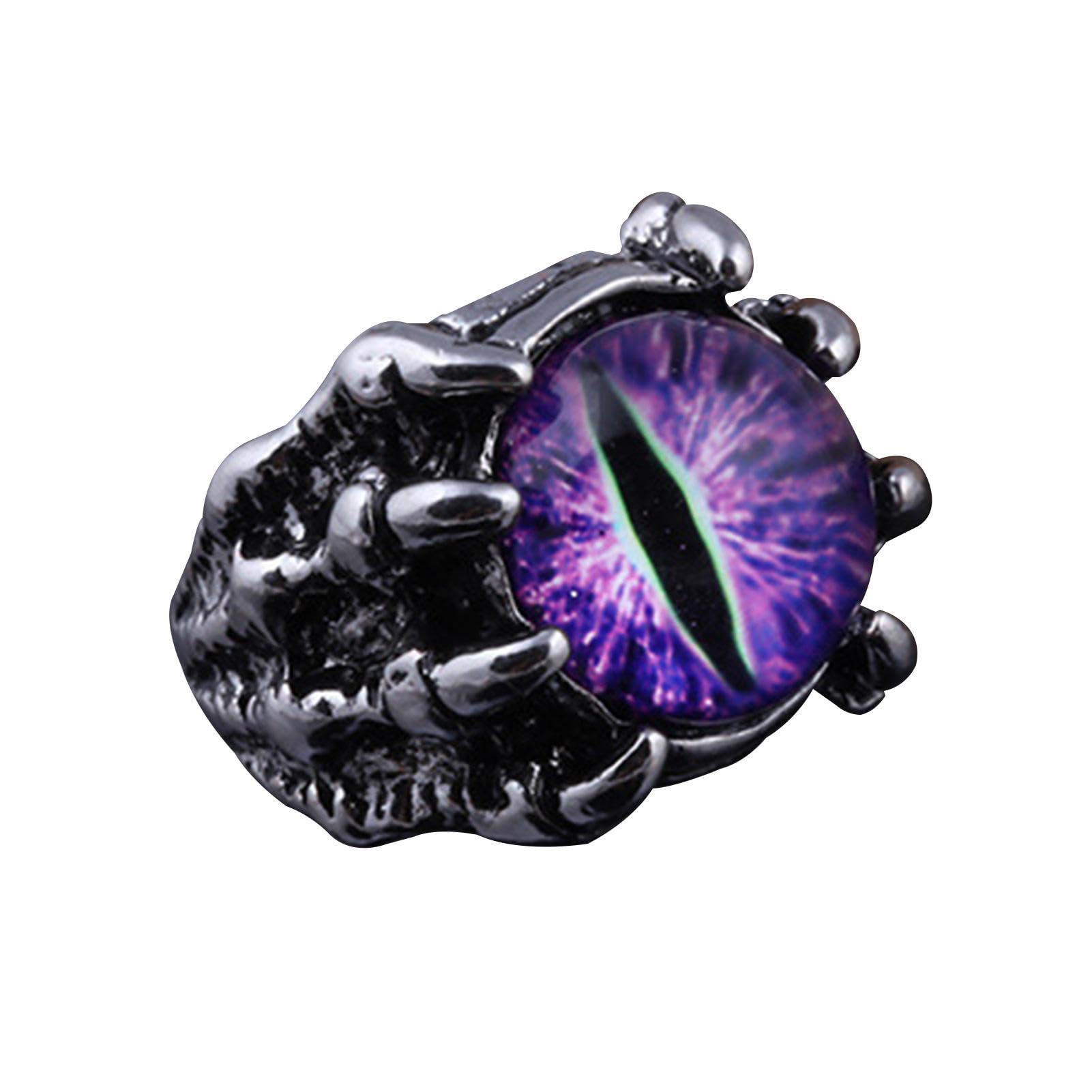 Amazon.co.jp: [ZORZA] 邪眼の指輪 | ゴシッククローアイパンクデビル