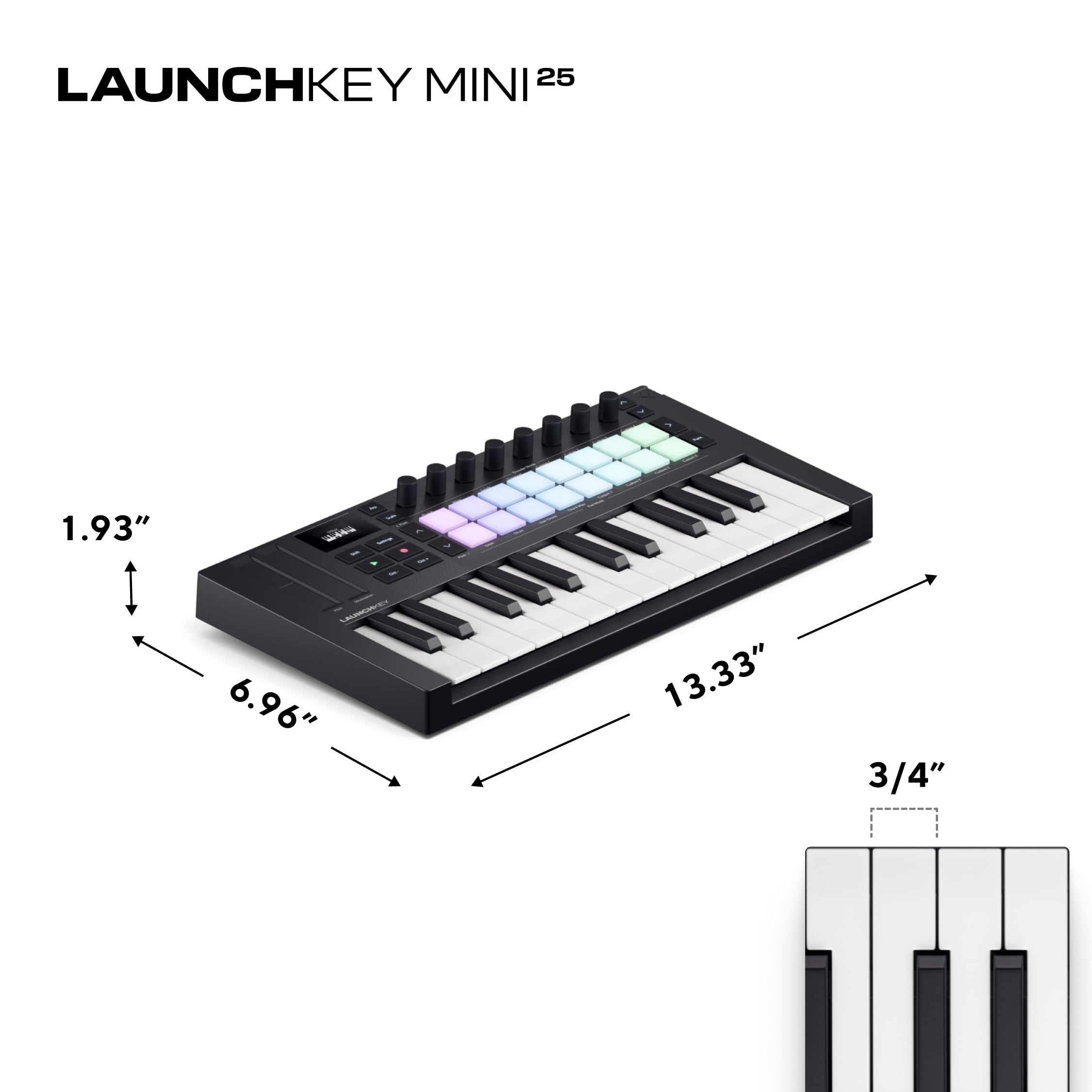Amazon | Novation/Launchkey Mini 25 Mk4 | MIDIキーボード | MIDI