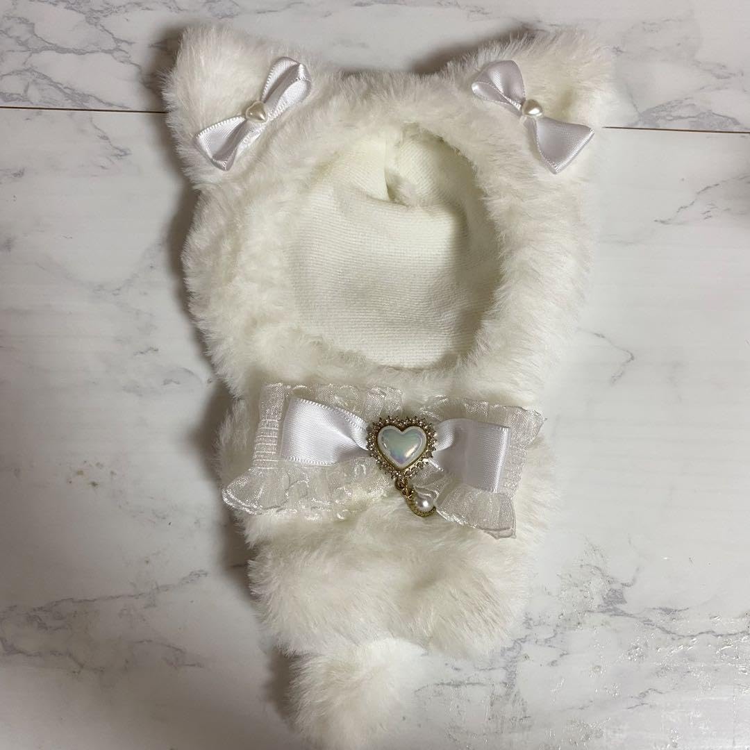 Amazon.co.jp: 着ぐるみ ぬいぐるみ ぬい服 16cm ともぬい 白猫 白