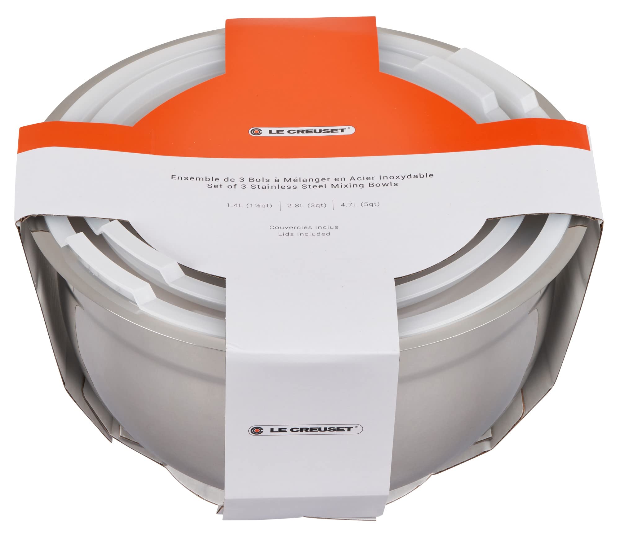 Amazon | Le Creuset 入れ子ミキシングボウル3個セット 滑り止め