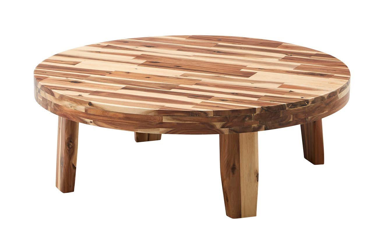 Amazon.co.jp: センターテーブル ローテーブル リビングテーブル 丸