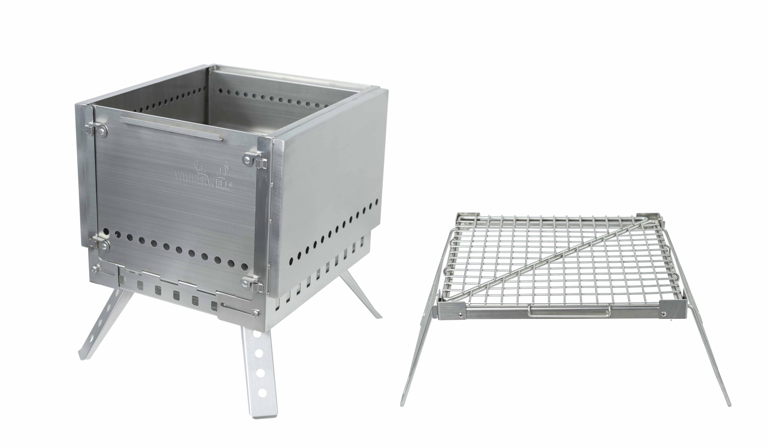 Winnerwell二次燃焼ファイヤーピット 未使用品 延長足は中古付